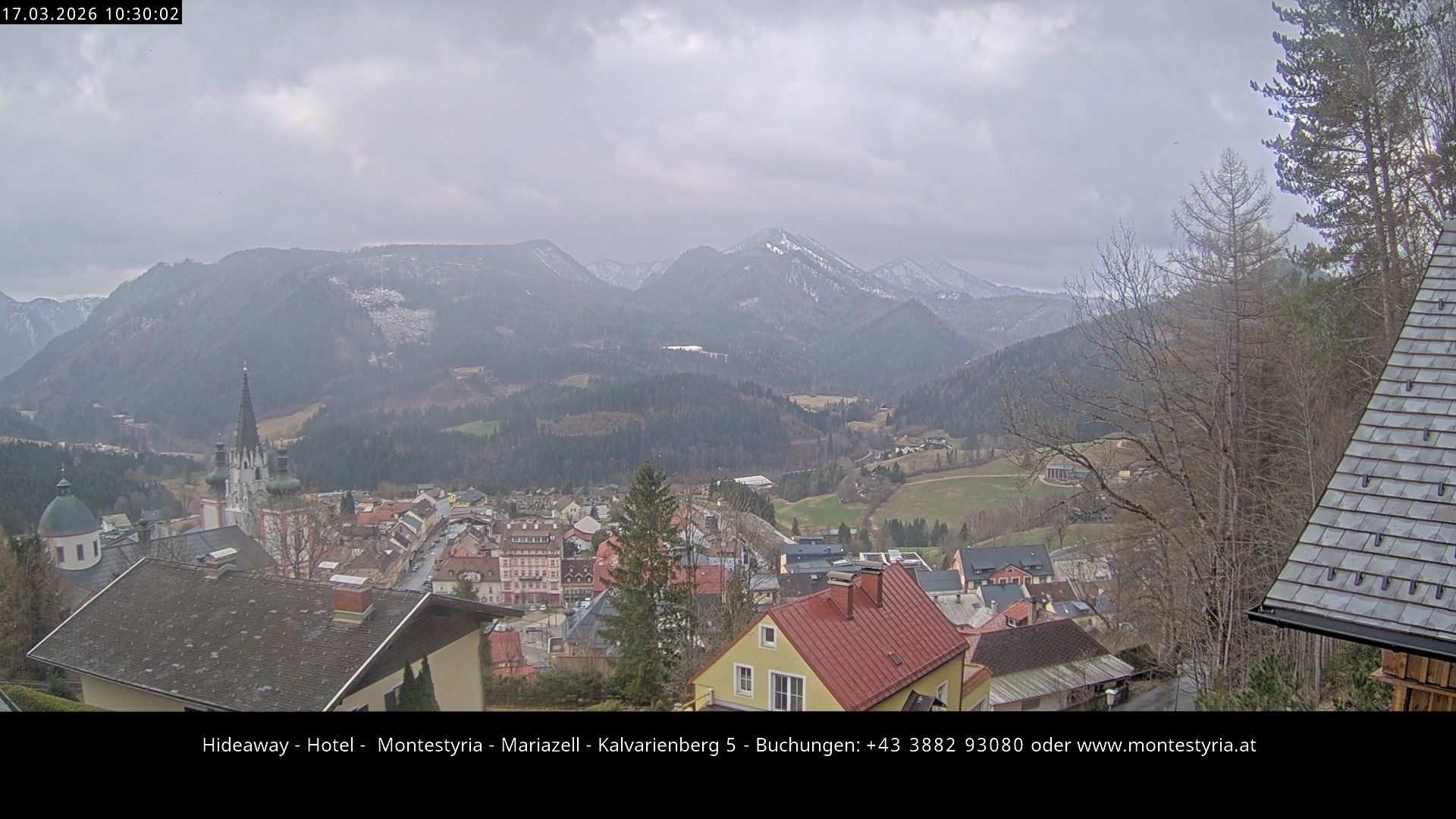 Archiv Foto Webcam Mariazell - Kalvarienberg