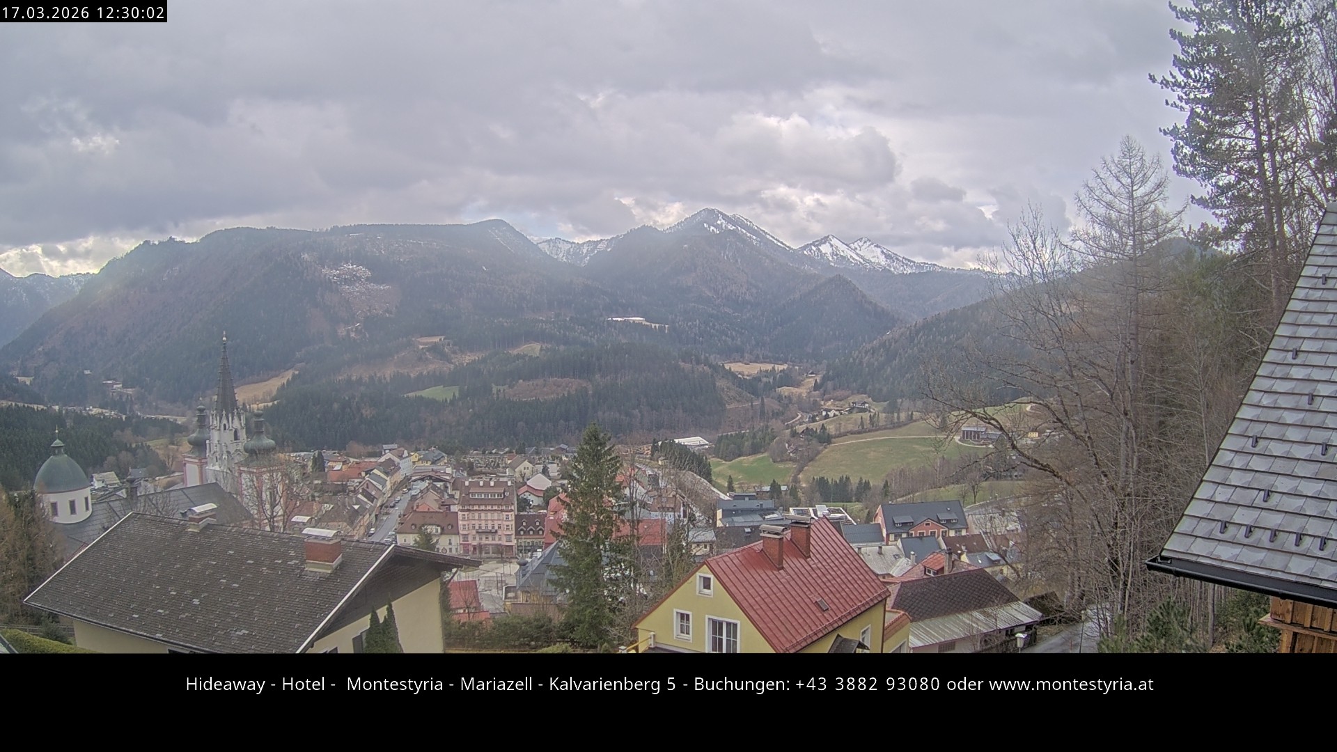 Archiv Foto Webcam Mariazell - Kalvarienberg