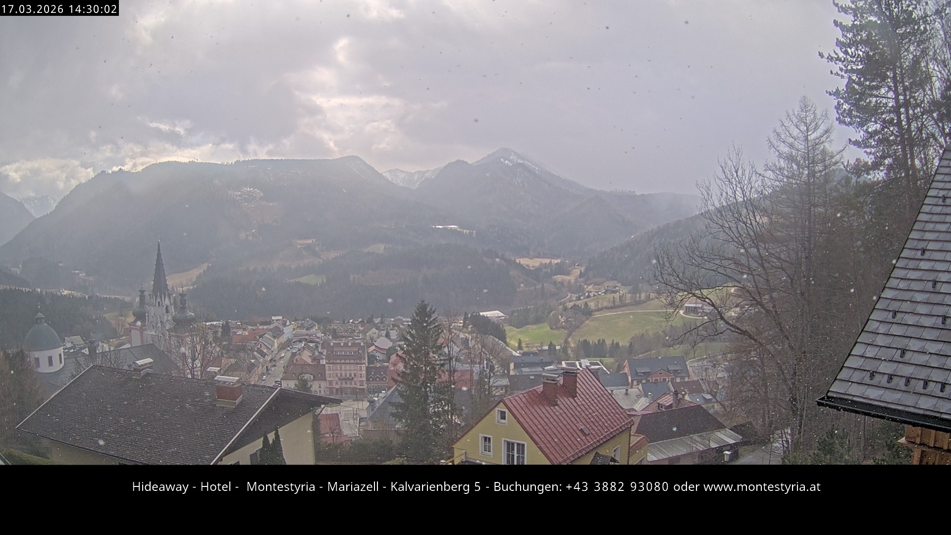 Archiv Foto Webcam Mariazell - Kalvarienberg