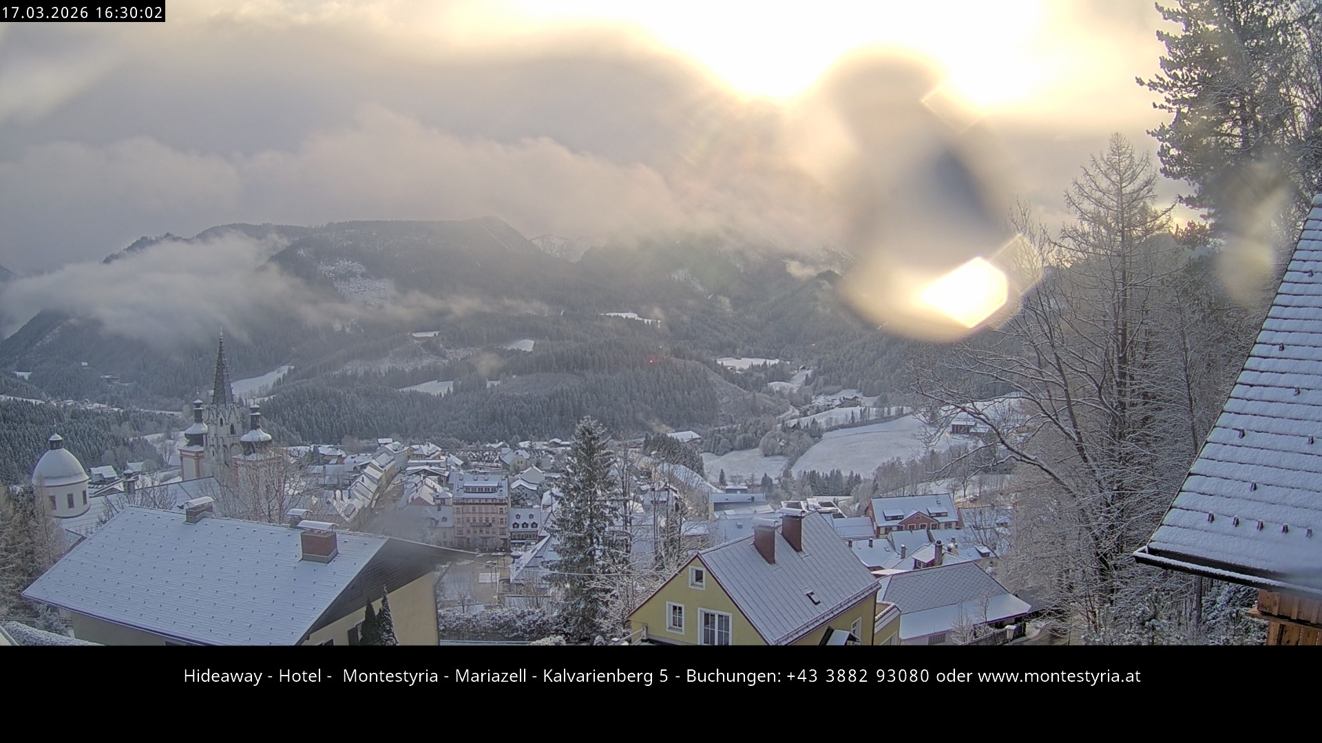 Archiv Foto Webcam Mariazell - Kalvarienberg