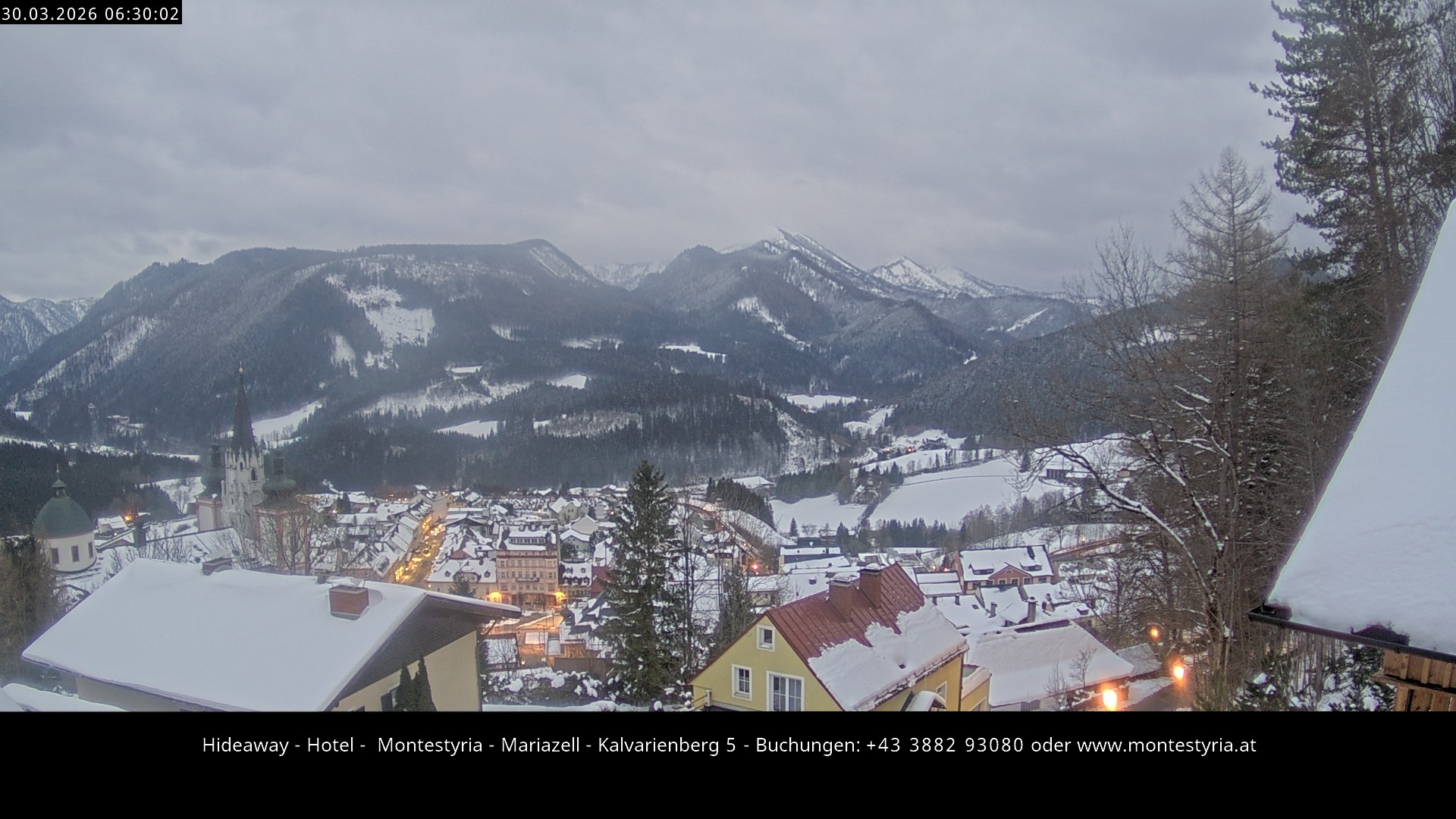 Archiv Foto Webcam Mariazell - Kalvarienberg