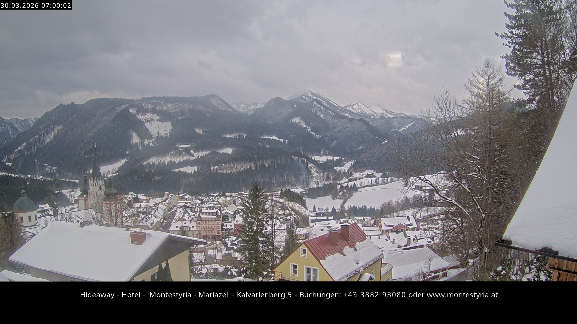 Archiv Foto Webcam Mariazell - Kalvarienberg