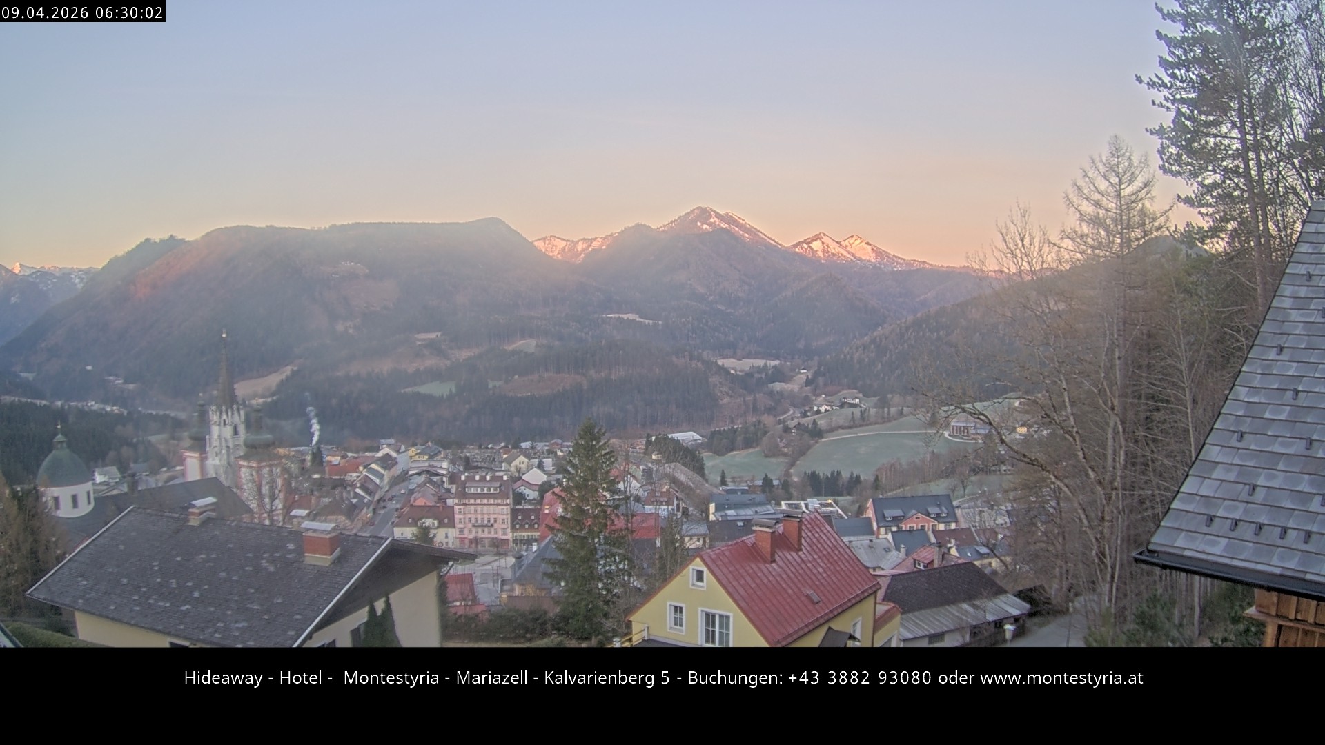 Archiv Foto Webcam Mariazell - Kalvarienberg