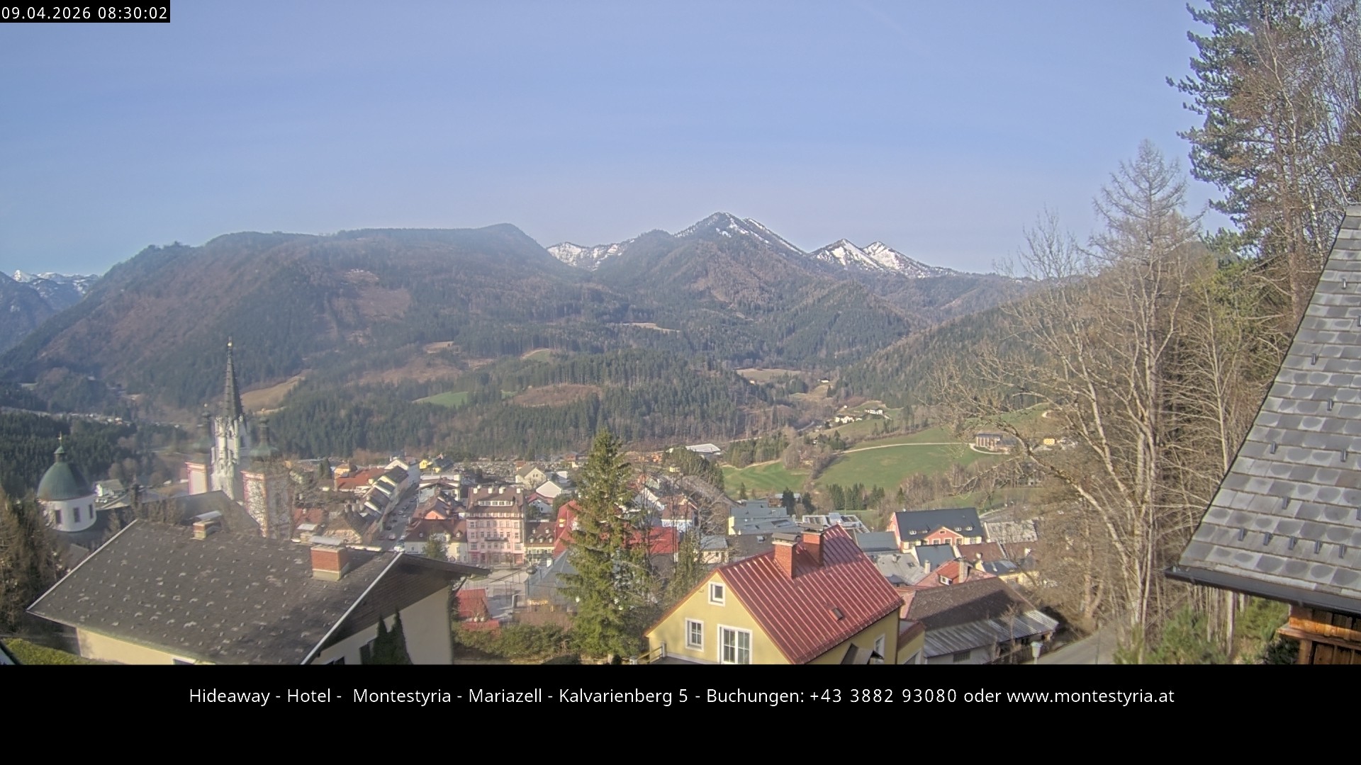 Archiv Foto Webcam Mariazell - Kalvarienberg