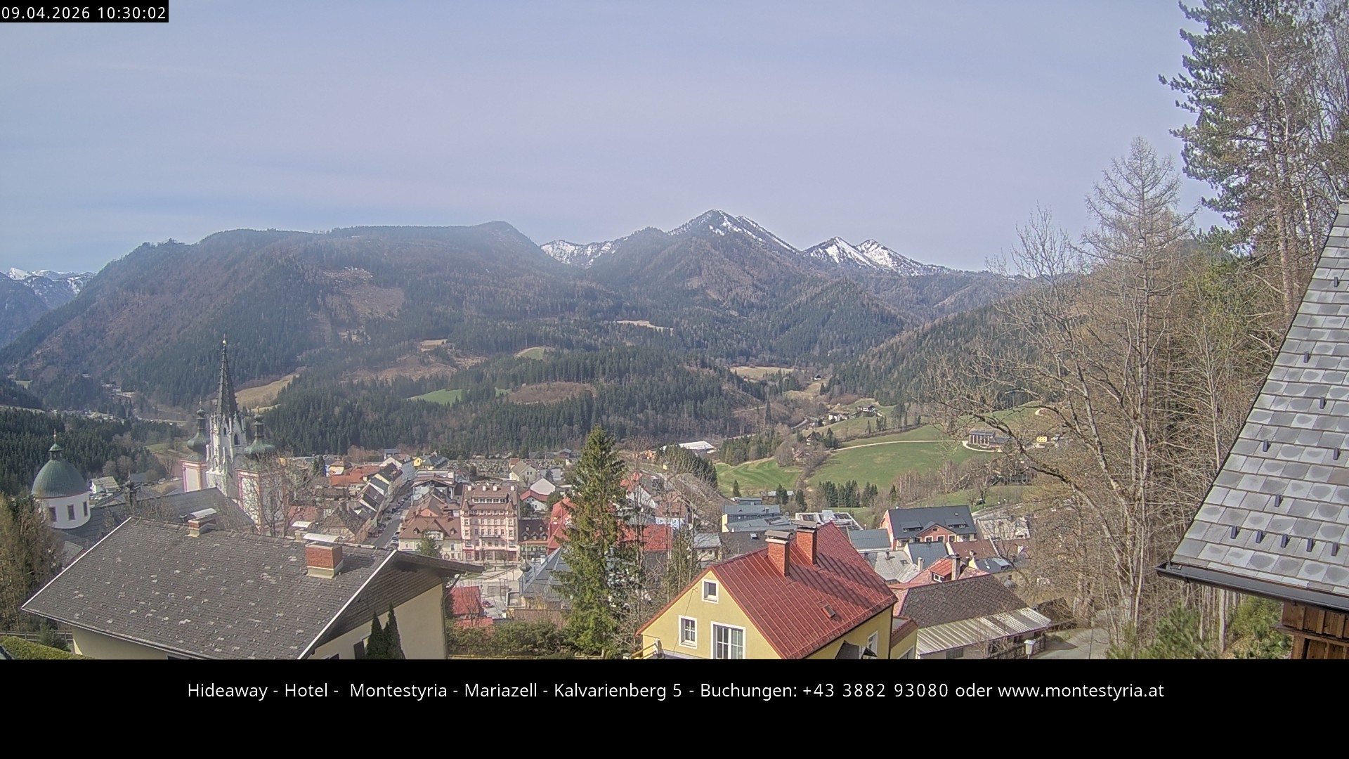 Archiv Foto Webcam Mariazell - Kalvarienberg
