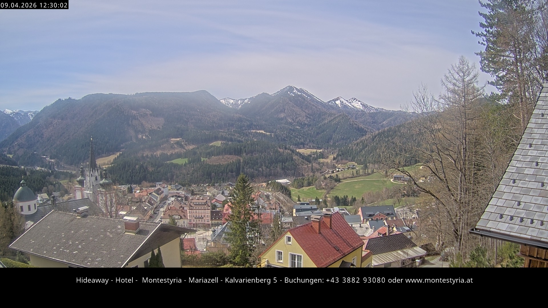 Archiv Foto Webcam Mariazell - Kalvarienberg