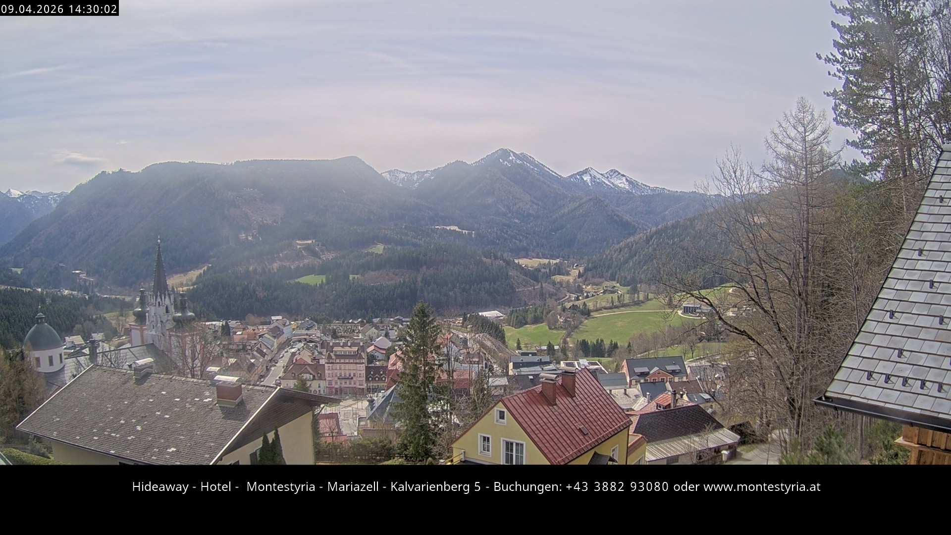 Archiv Foto Webcam Mariazell - Kalvarienberg
