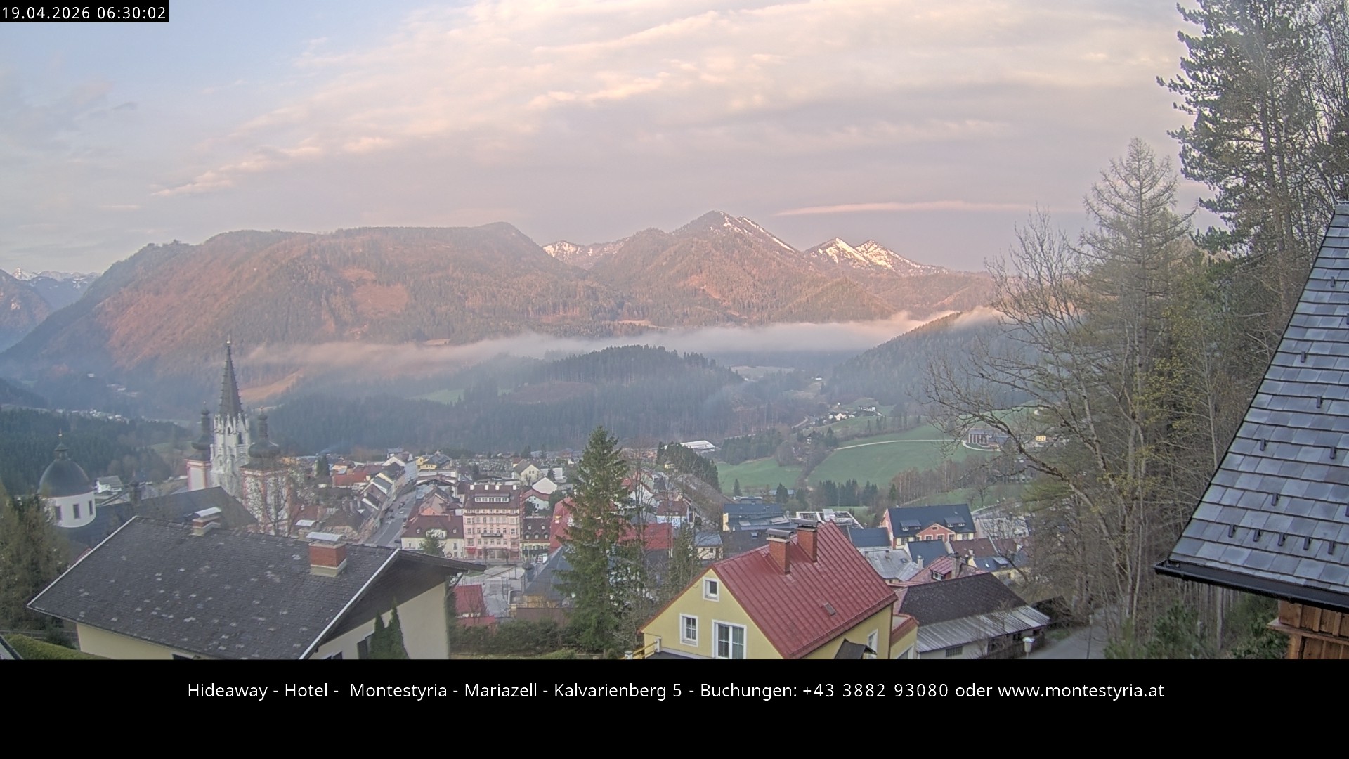 Archiv Foto Webcam Mariazell - Kalvarienberg