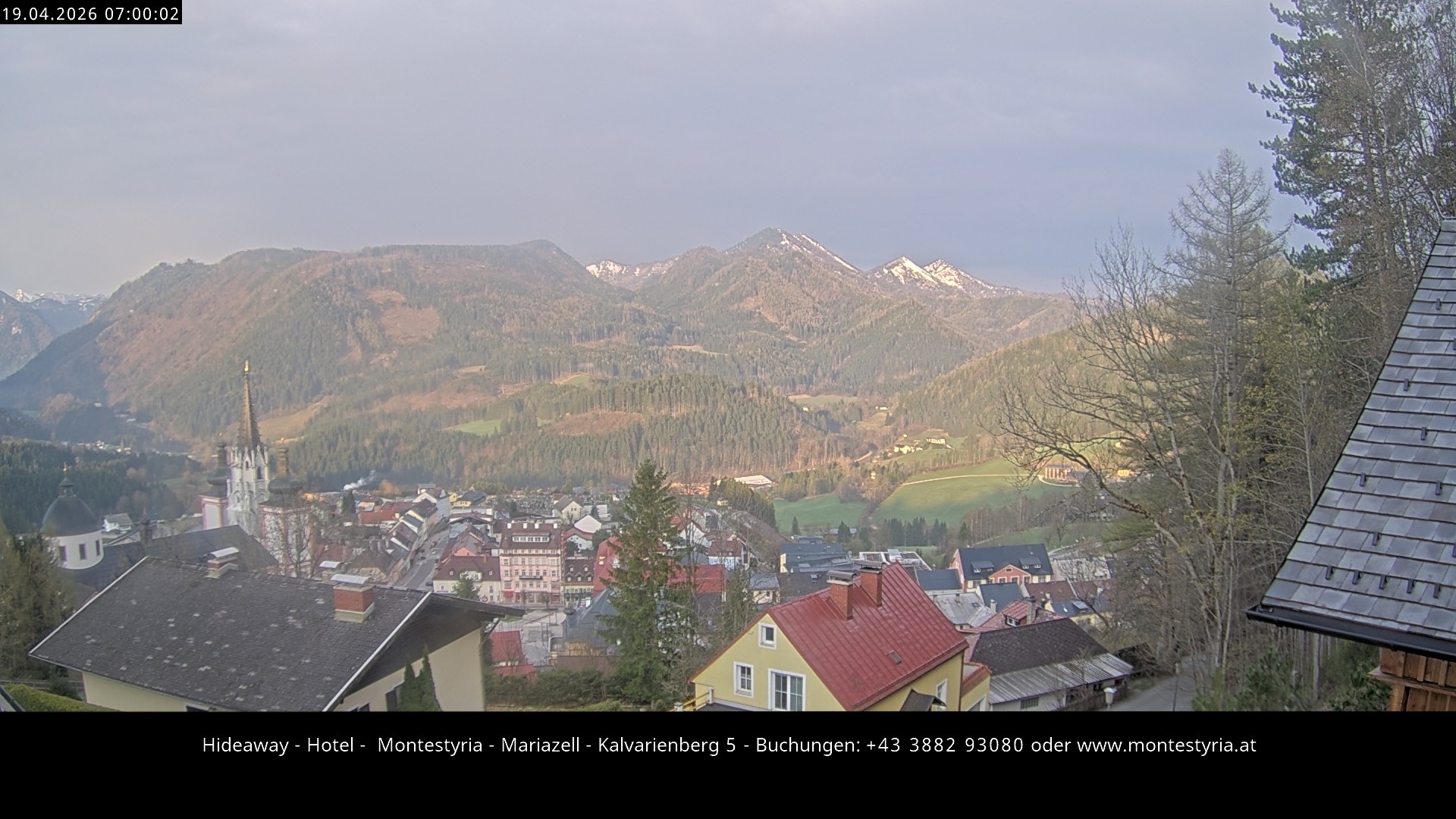 Archiv Foto Webcam Mariazell - Kalvarienberg