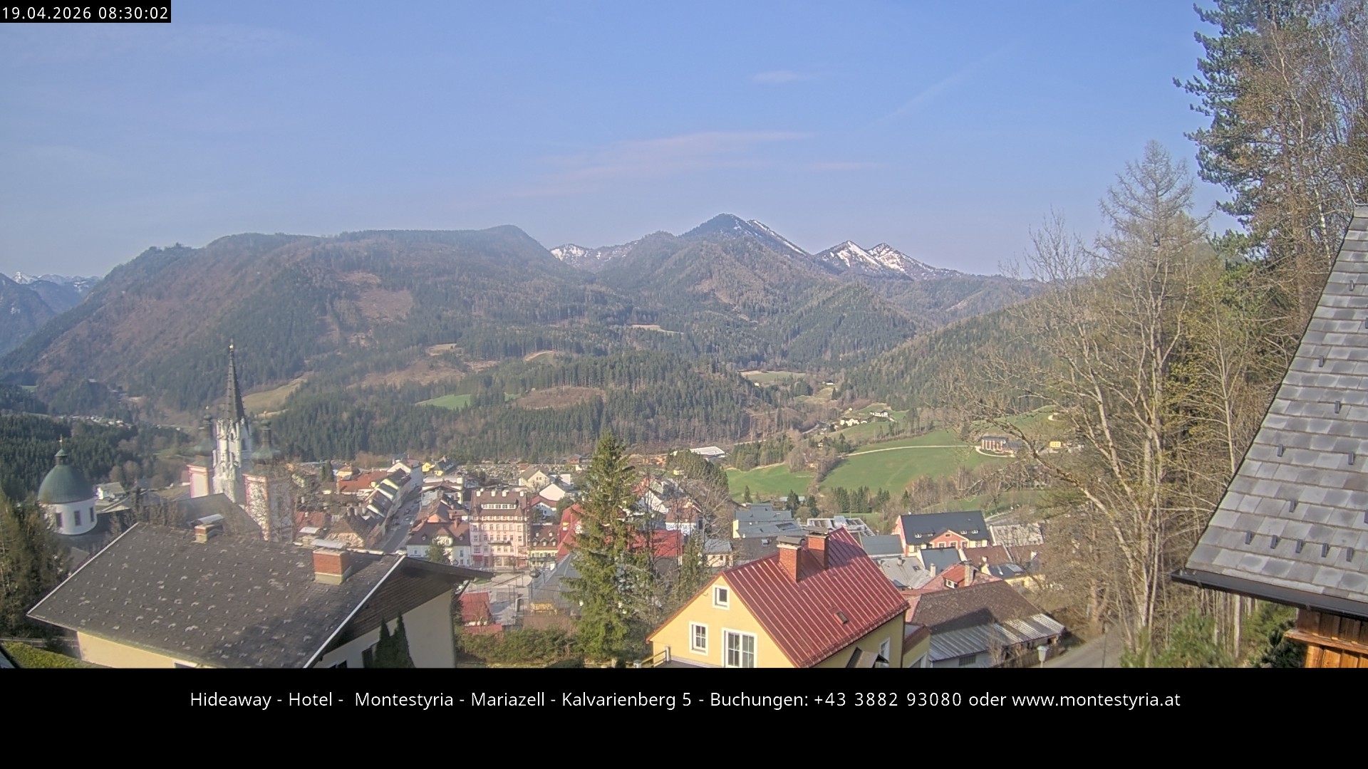 Archiv Foto Webcam Mariazell - Kalvarienberg