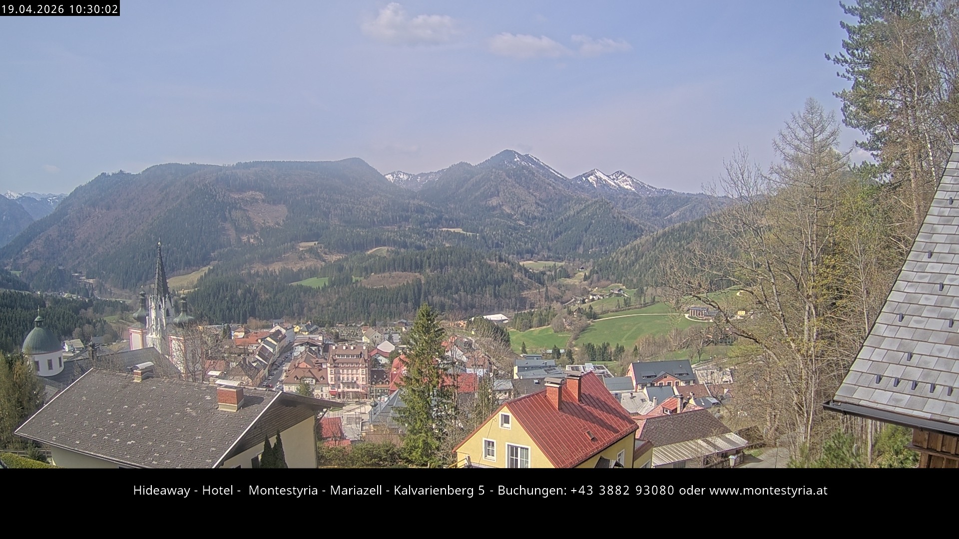 Archiv Foto Webcam Mariazell - Kalvarienberg
