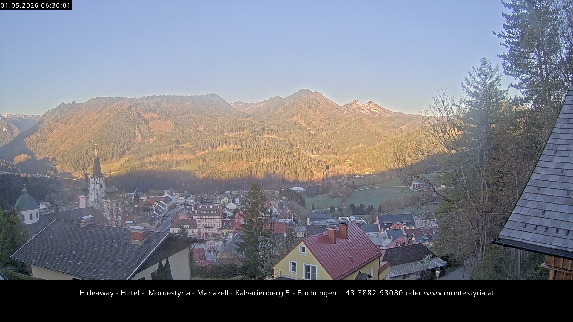 Archiv Foto Webcam Mariazell - Kalvarienberg
