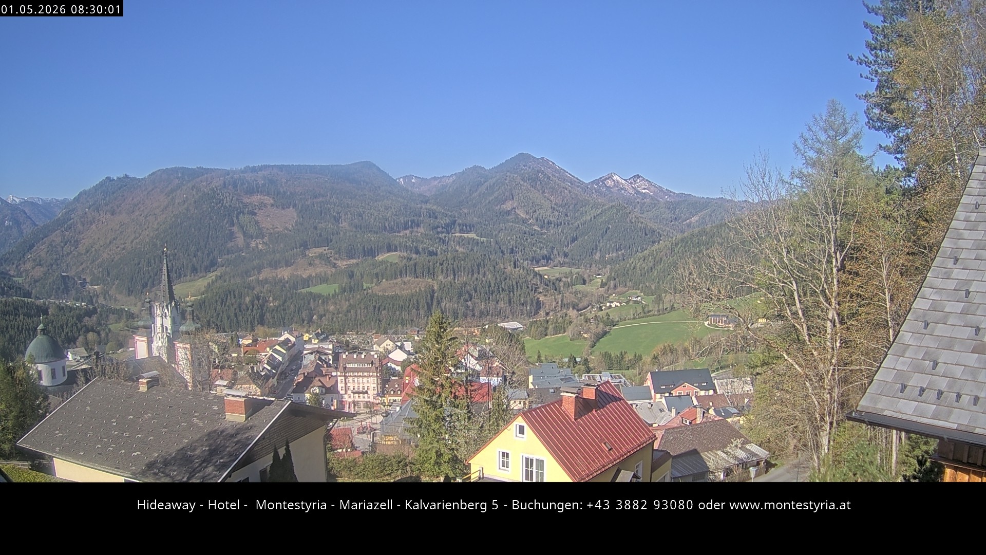 Archiv Foto Webcam Mariazell - Kalvarienberg
