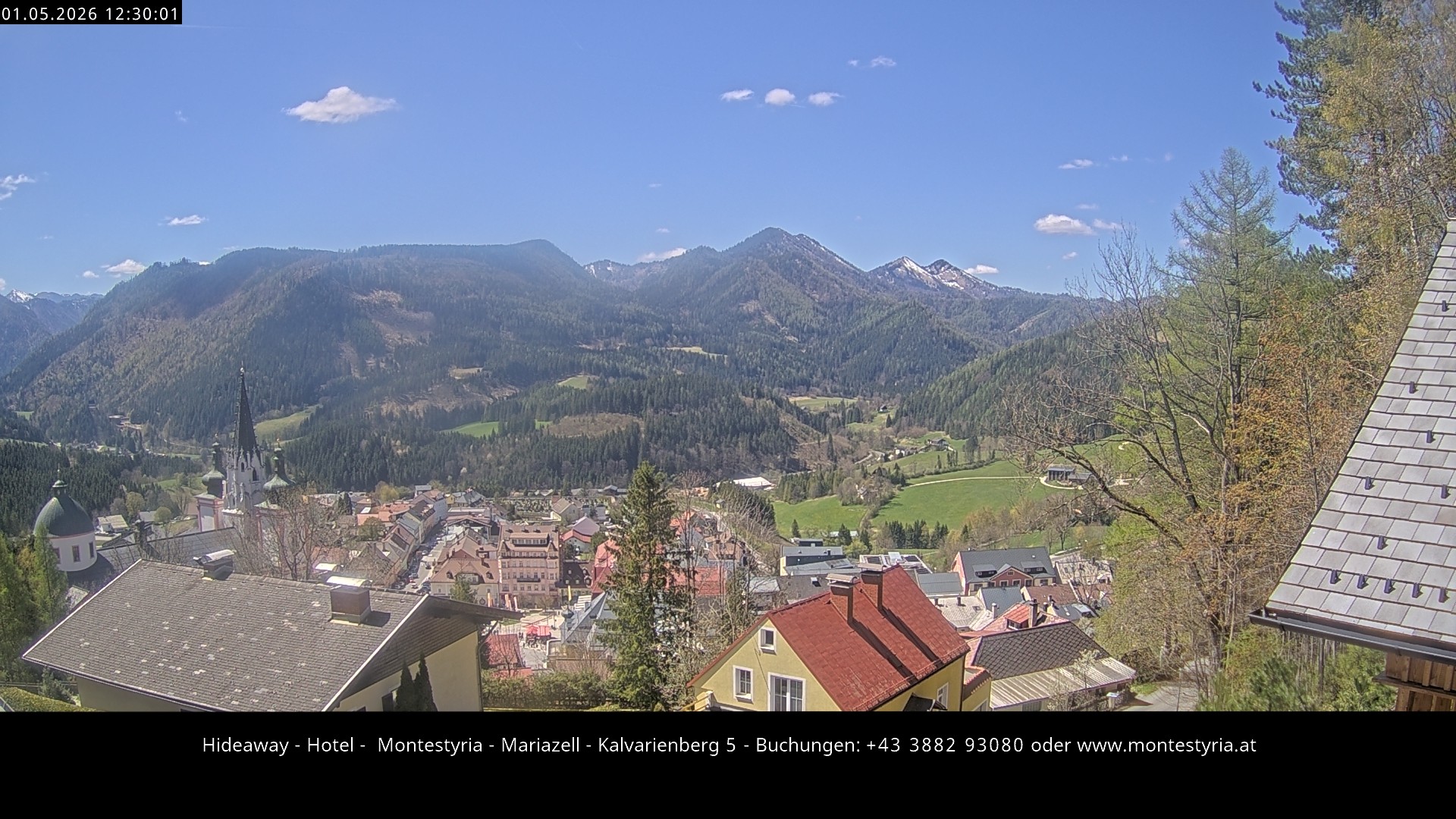Archiv Foto Webcam Mariazell - Kalvarienberg