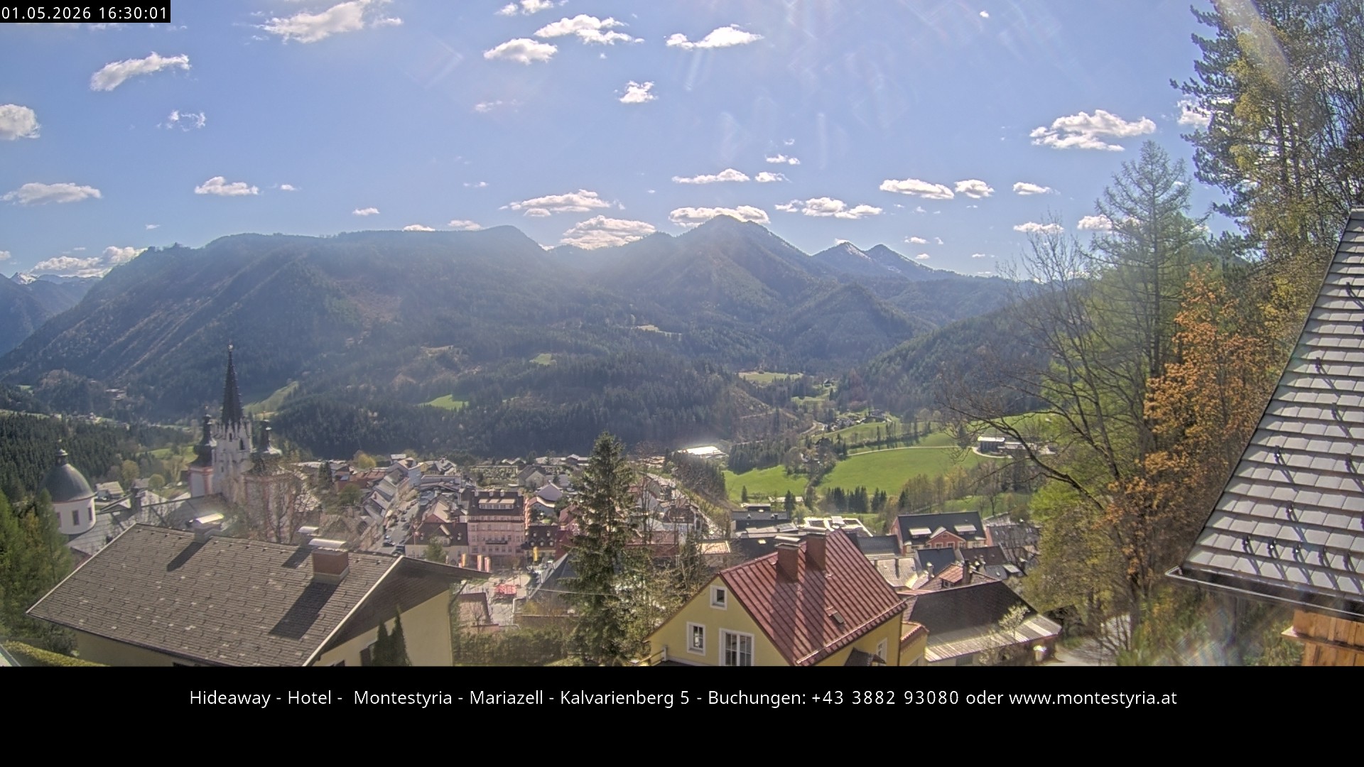 Archiv Foto Webcam Mariazell - Kalvarienberg