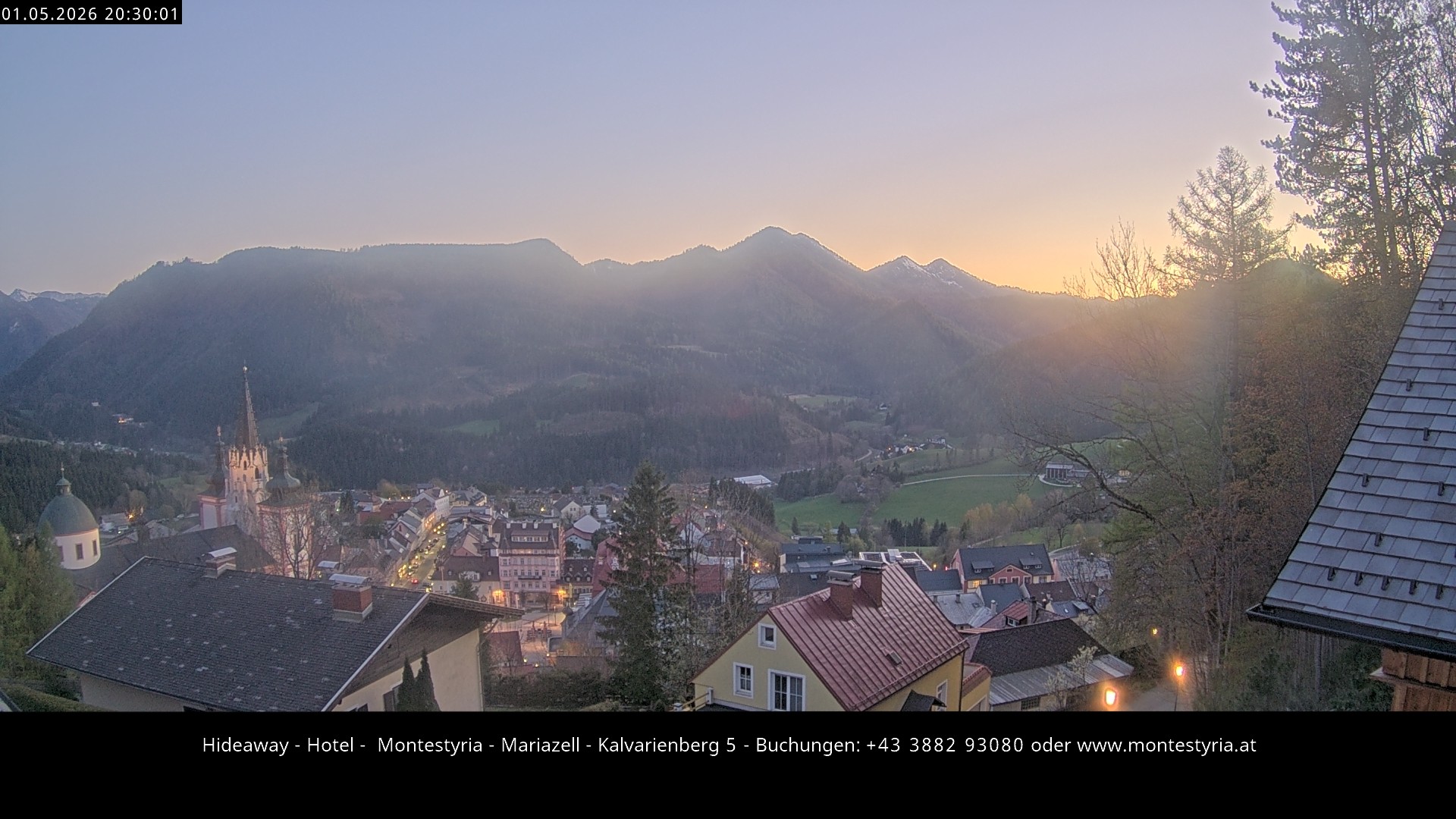 Archiv Foto Webcam Mariazell - Kalvarienberg