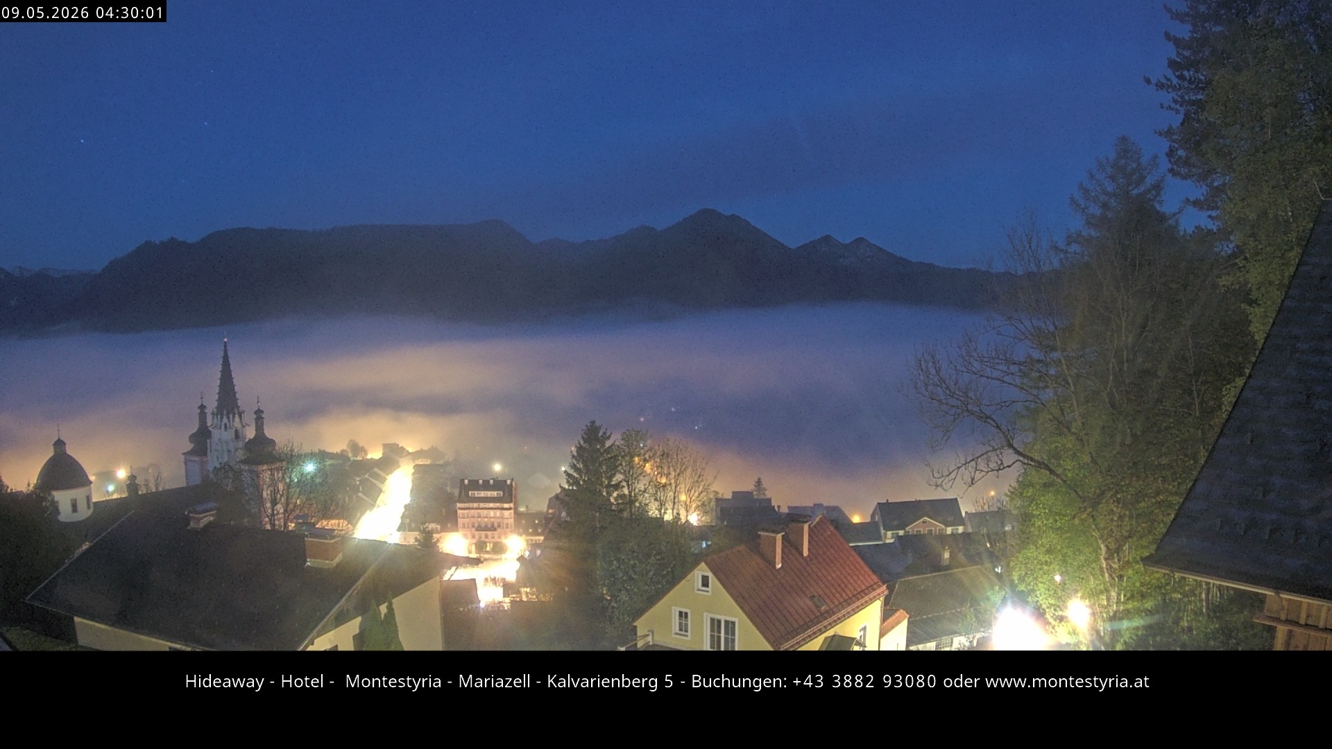 Archiv Foto Webcam Mariazell - Kalvarienberg