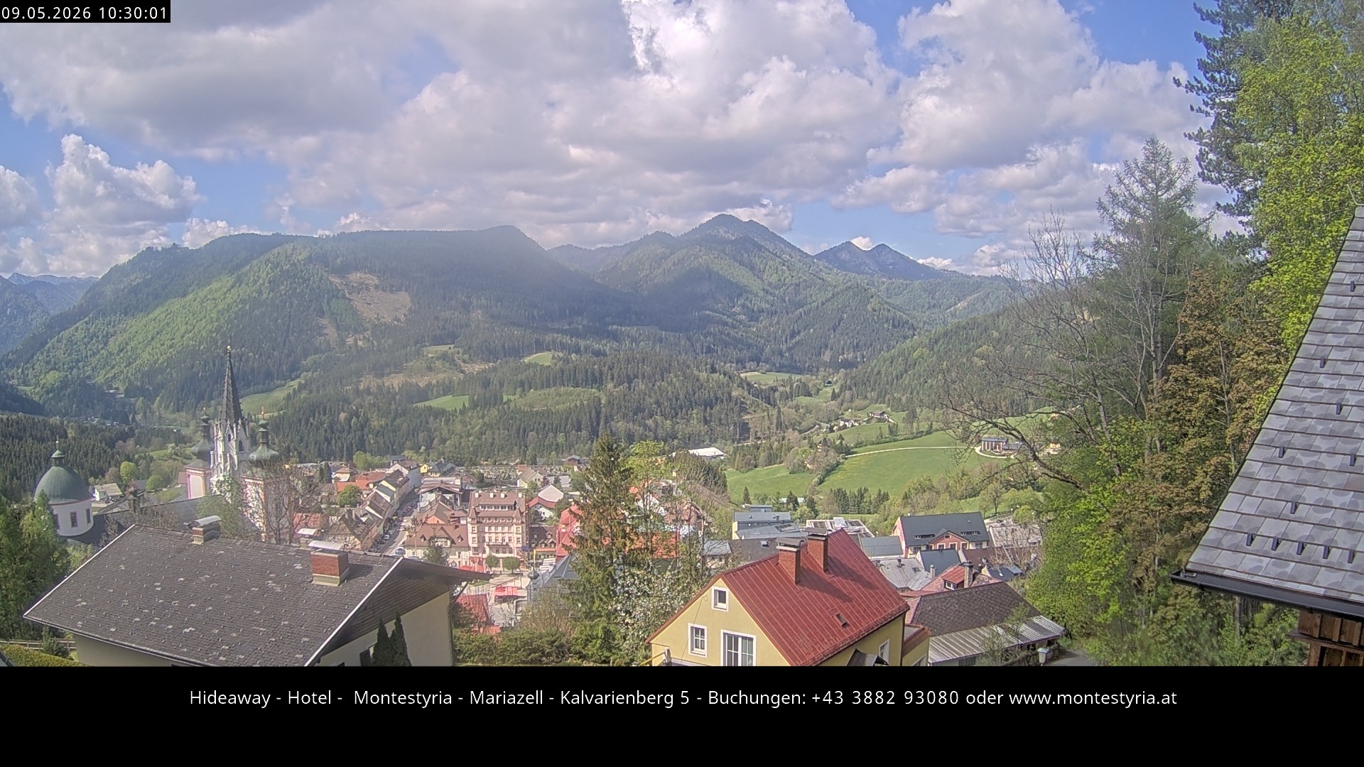 Archiv Foto Webcam Mariazell - Kalvarienberg