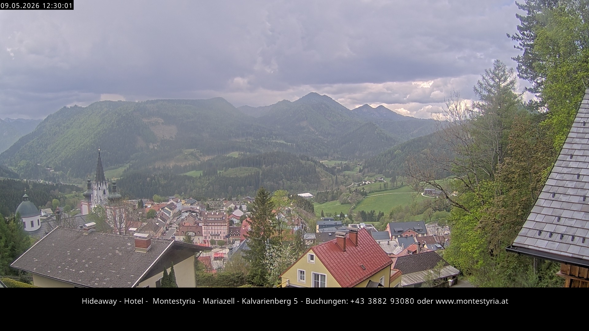 Archiv Foto Webcam Mariazell - Kalvarienberg