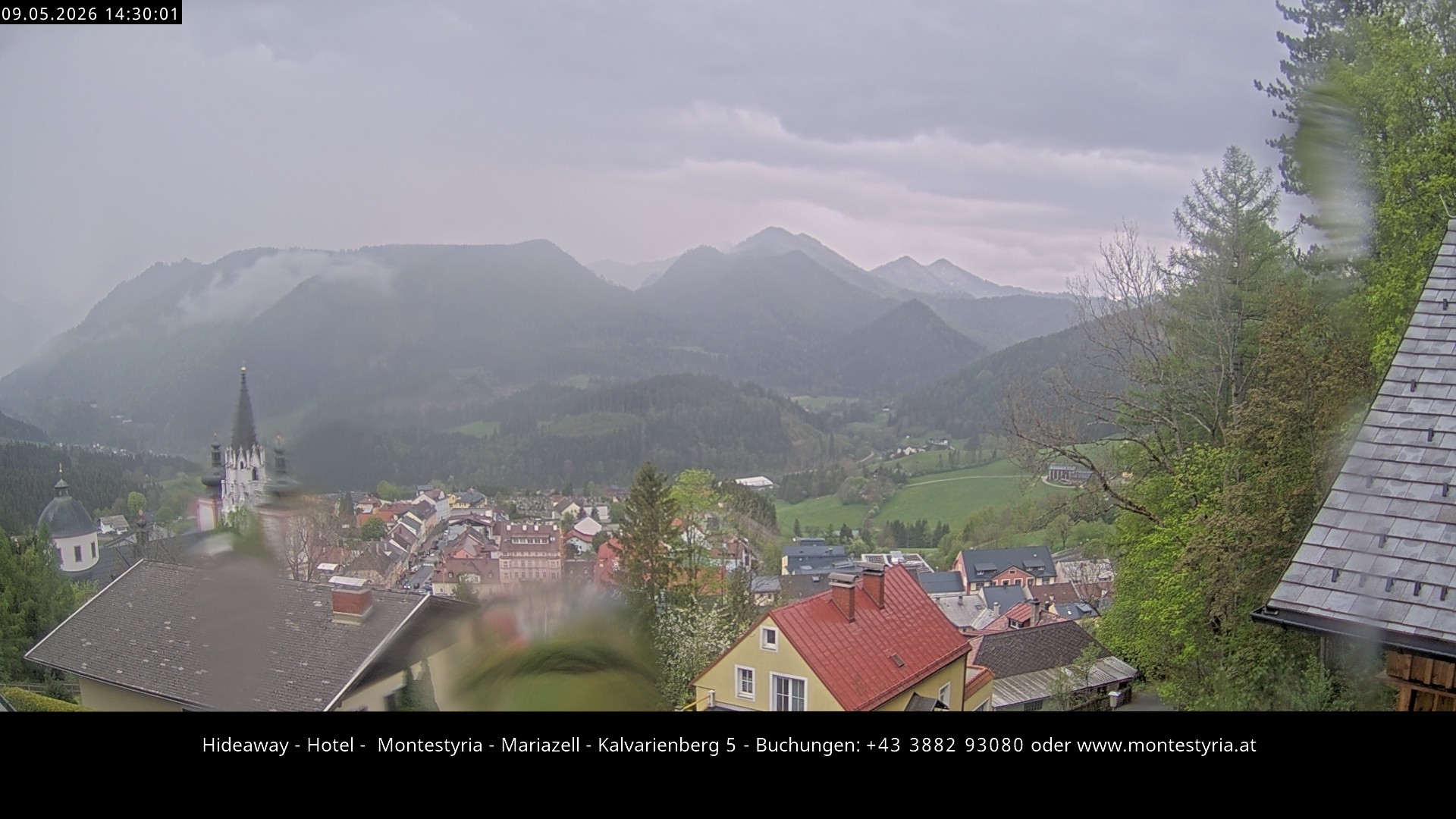 Archiv Foto Webcam Mariazell - Kalvarienberg