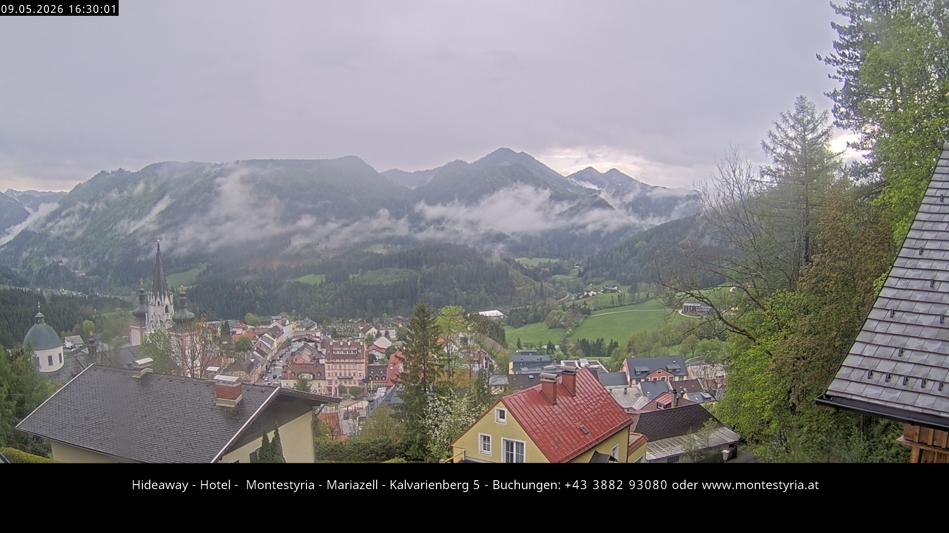 Archiv Foto Webcam Mariazell - Kalvarienberg
