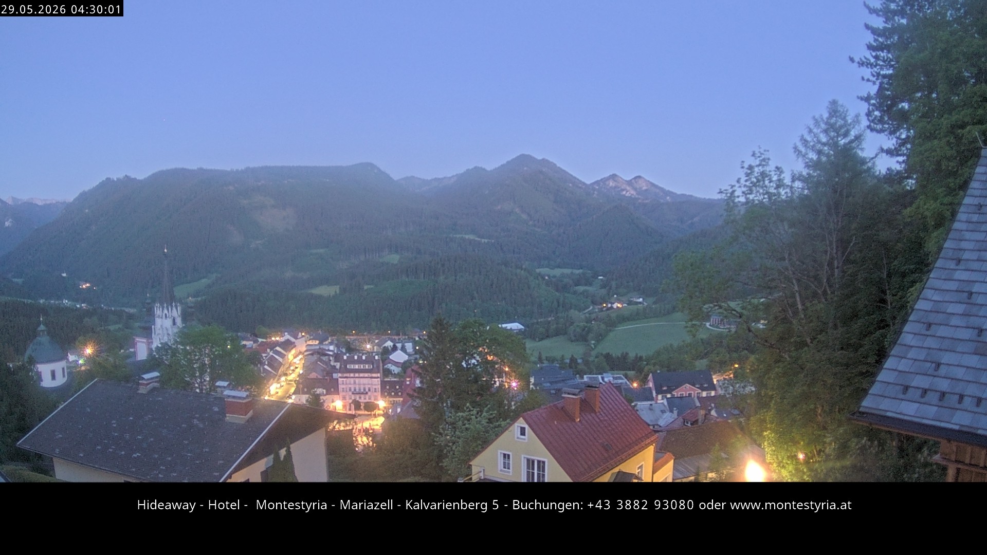 Archiv Foto Webcam Mariazell - Kalvarienberg