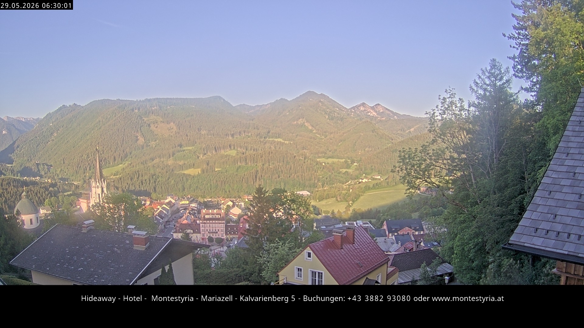 Archiv Foto Webcam Mariazell - Kalvarienberg