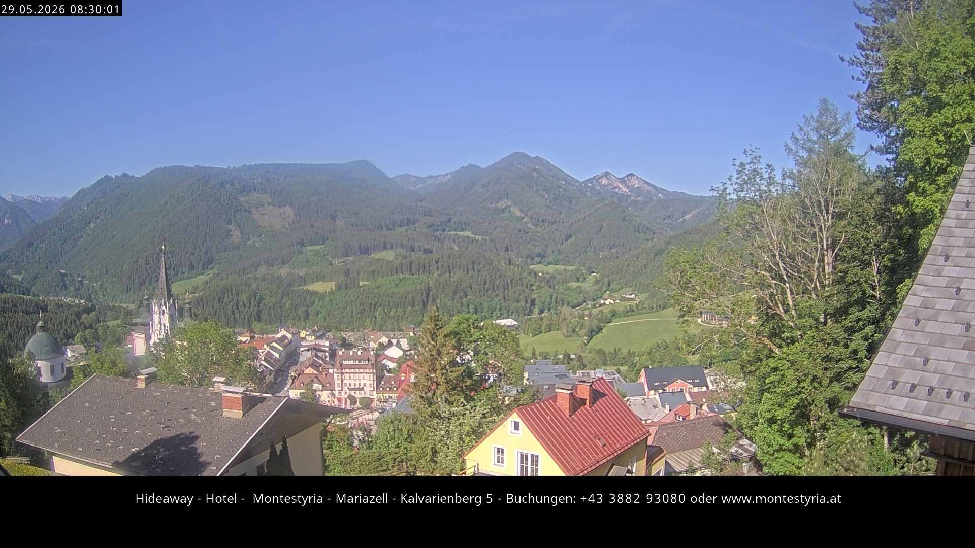 Archiv Foto Webcam Mariazell - Kalvarienberg