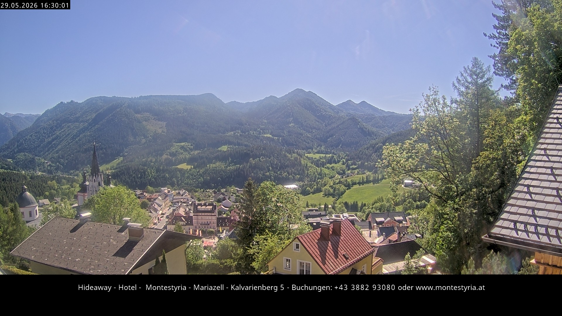 Archiv Foto Webcam Mariazell - Kalvarienberg