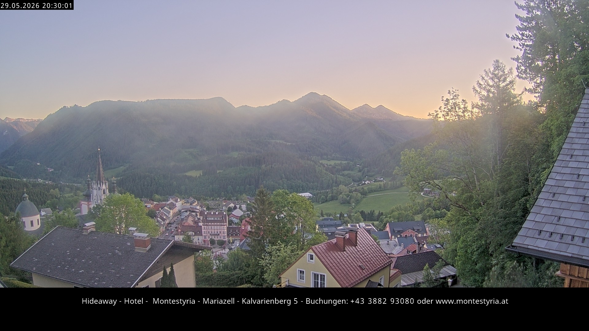 Archiv Foto Webcam Mariazell - Kalvarienberg