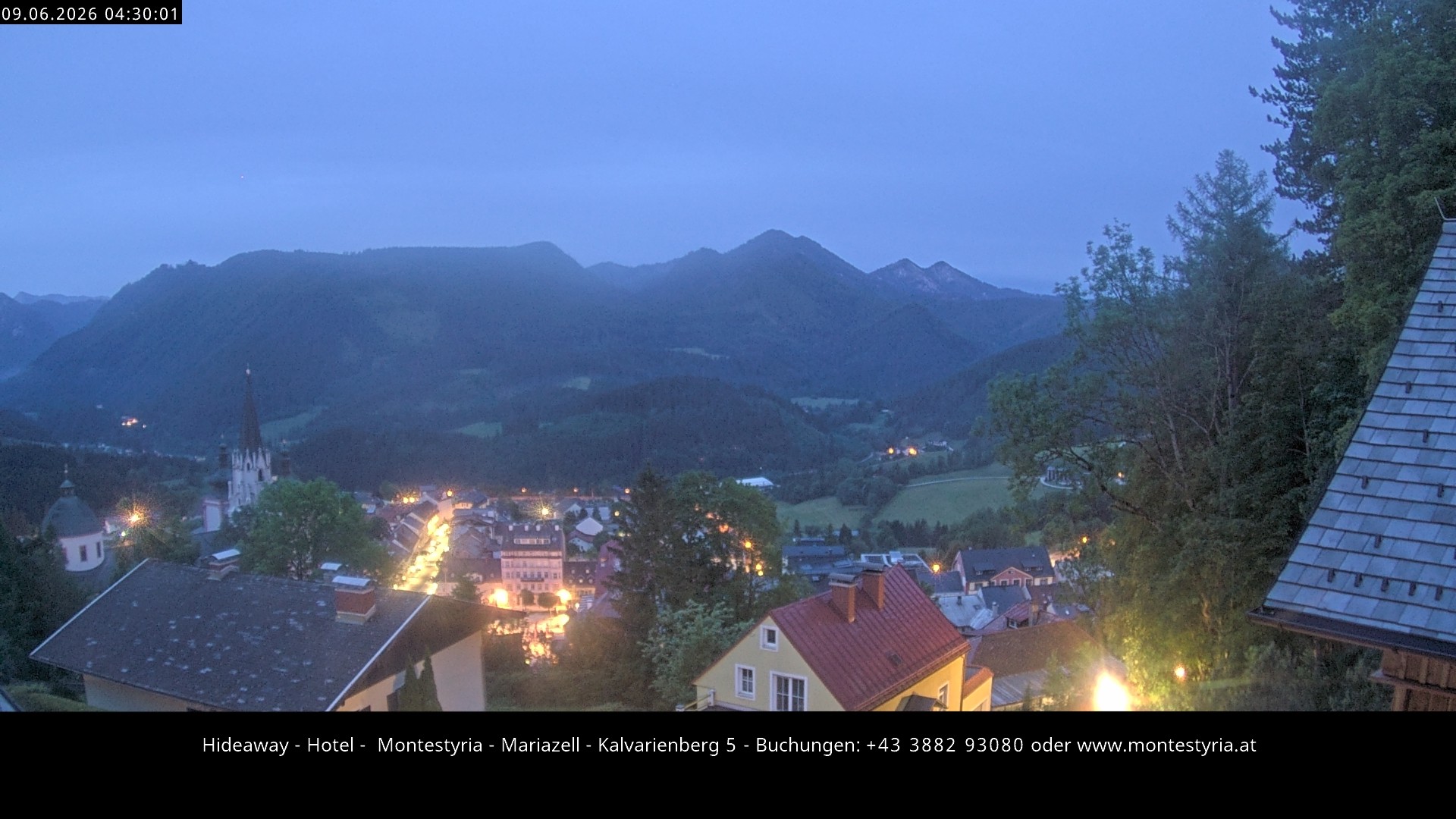 Archiv Foto Webcam Mariazell - Kalvarienberg