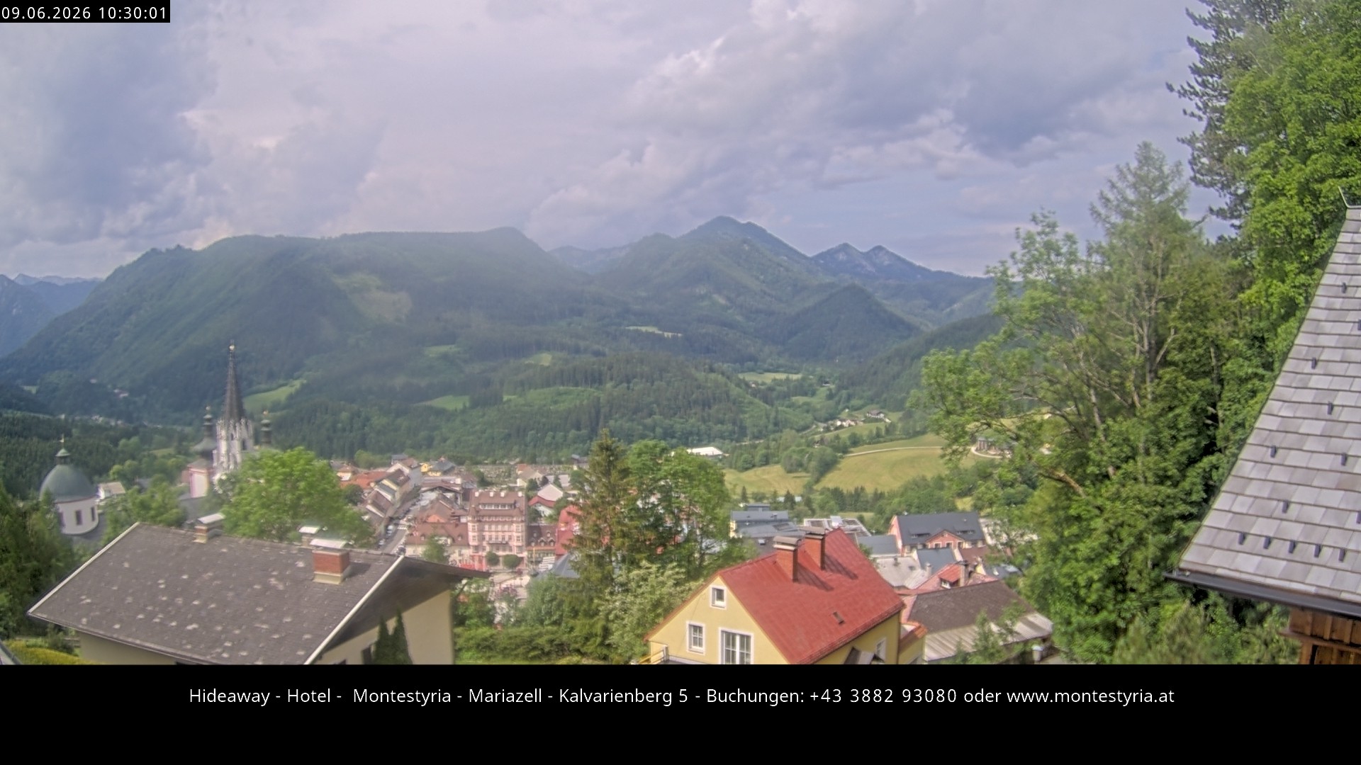 Archiv Foto Webcam Mariazell - Kalvarienberg