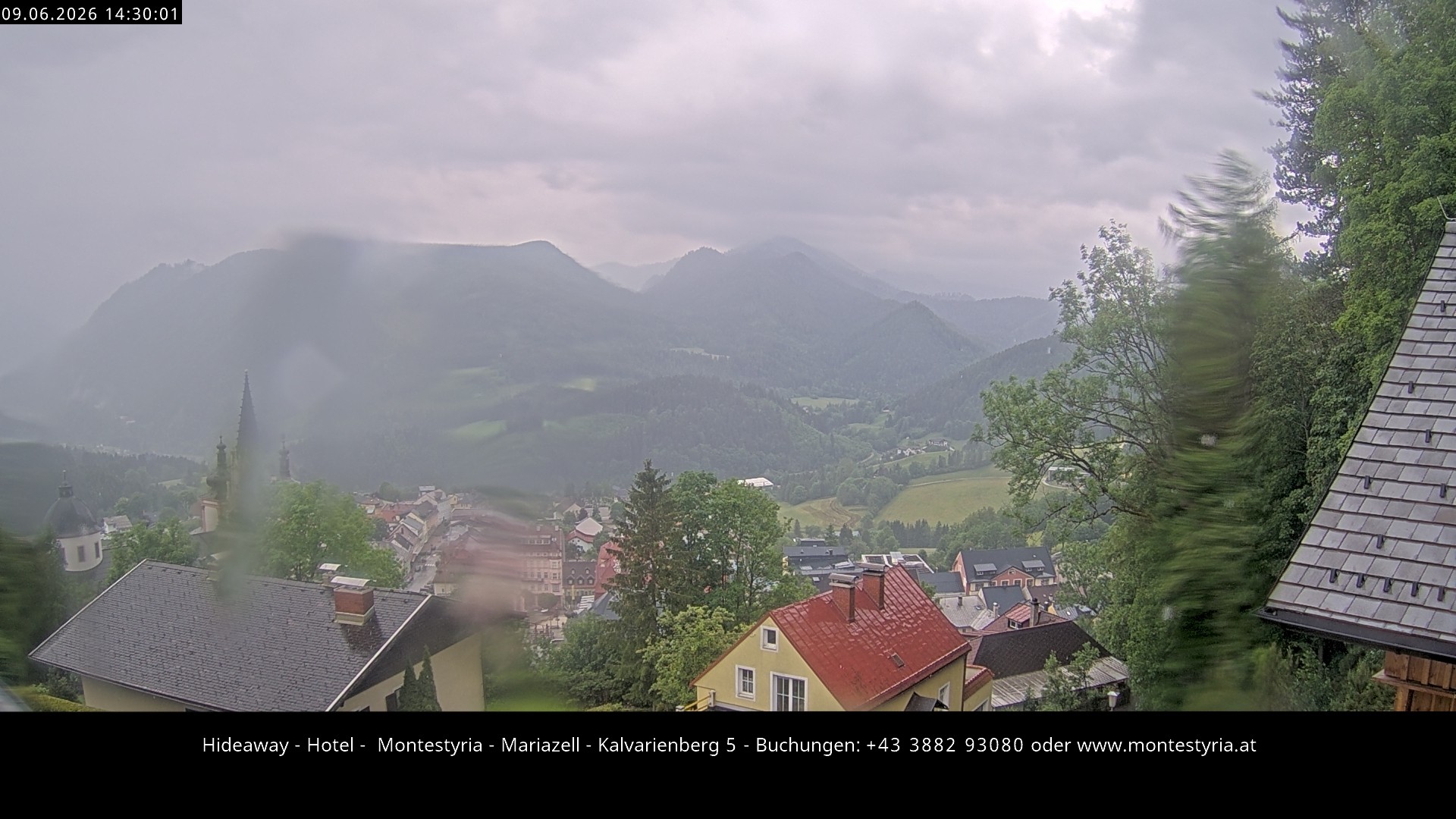 Archiv Foto Webcam Mariazell - Kalvarienberg