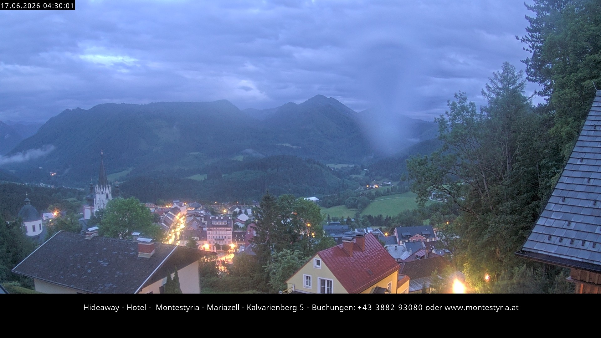 Archiv Foto Webcam Mariazell - Kalvarienberg