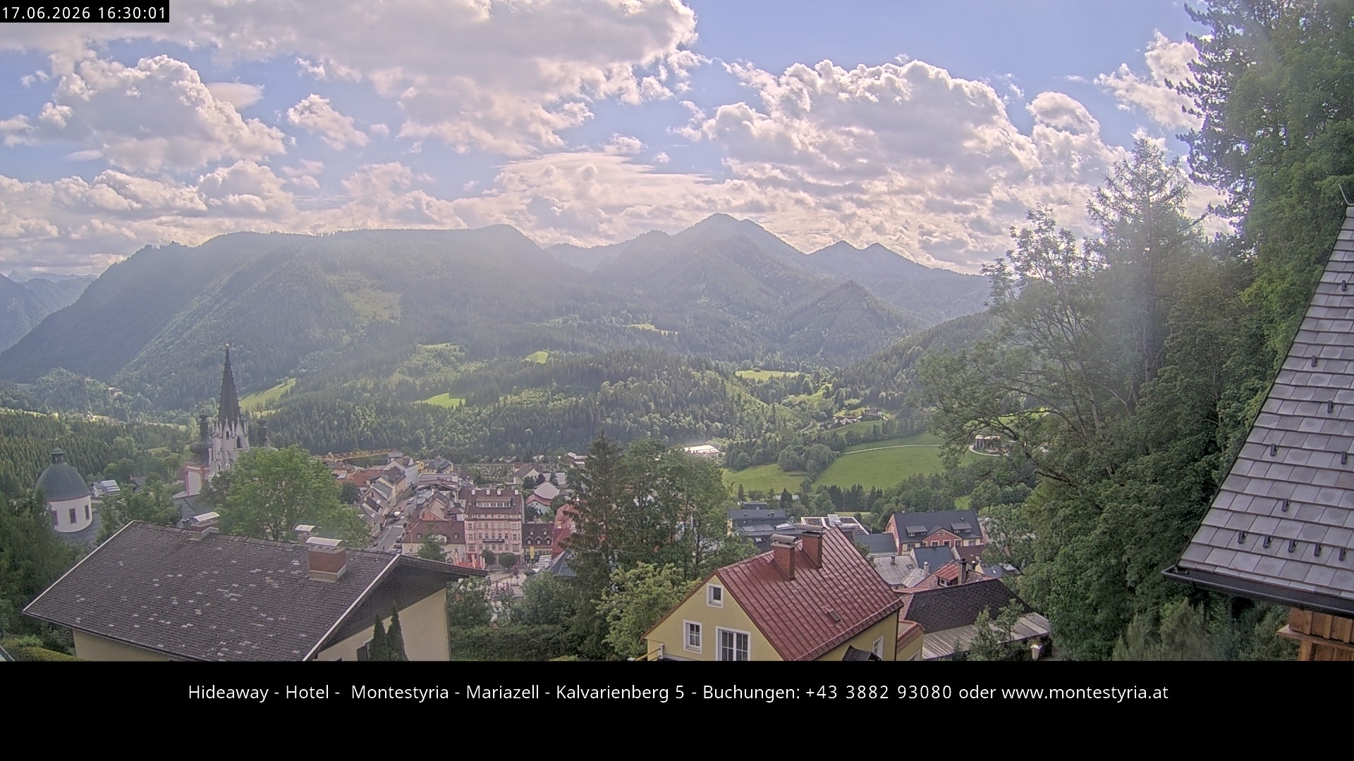 Archiv Foto Webcam Mariazell - Kalvarienberg