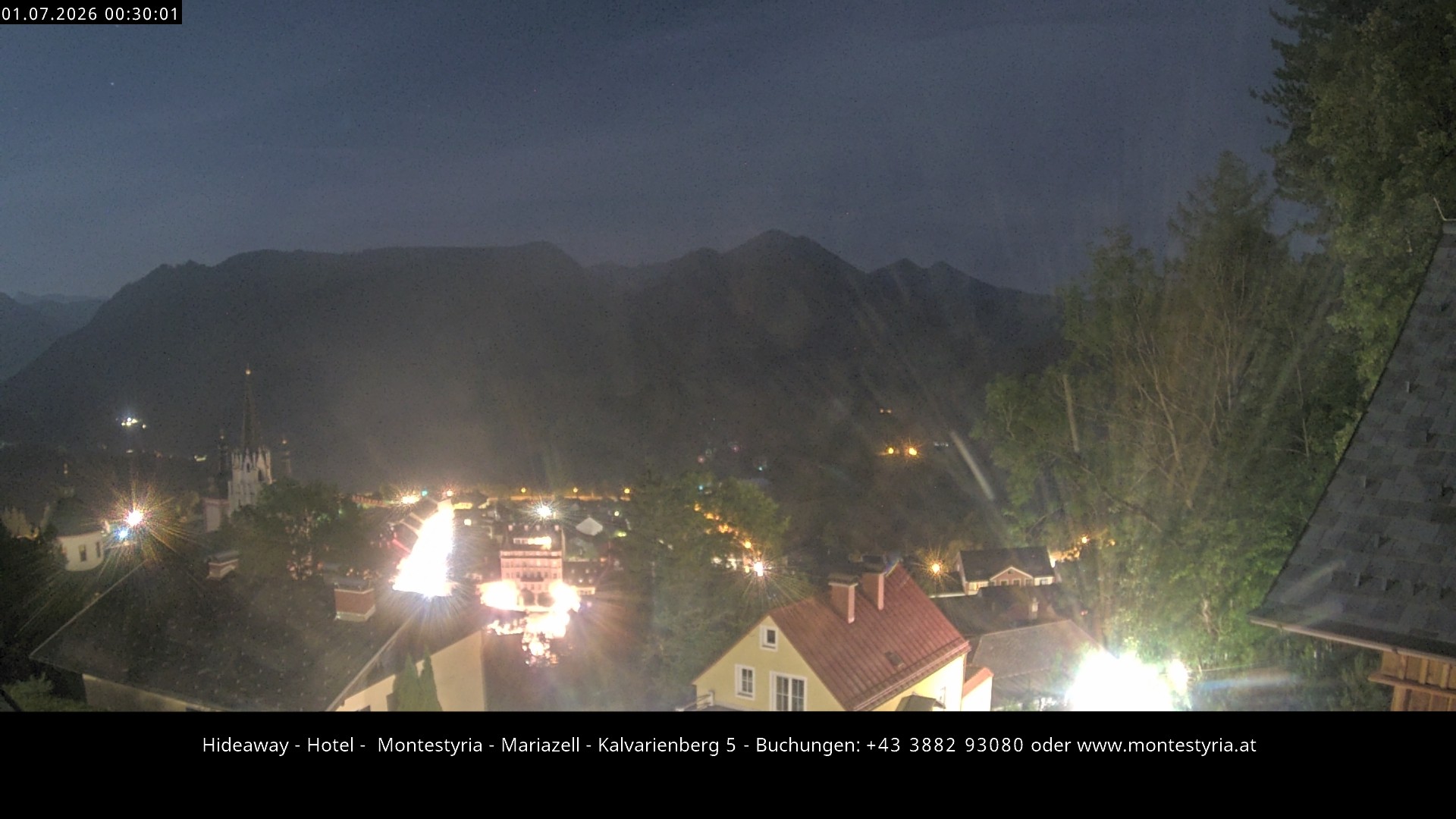 Archiv Foto Webcam Mariazell - Kalvarienberg