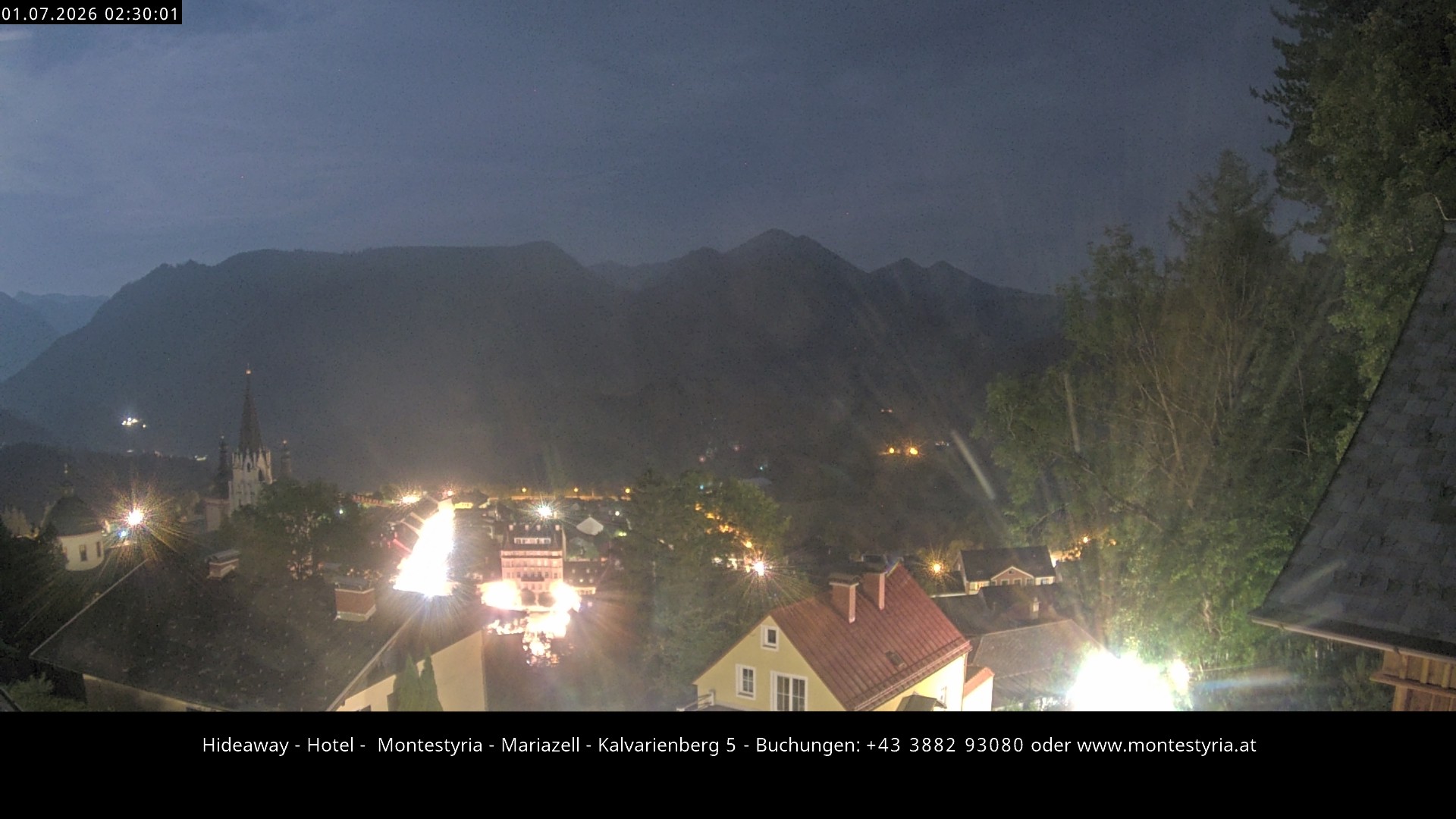 Archiv Foto Webcam Mariazell - Kalvarienberg