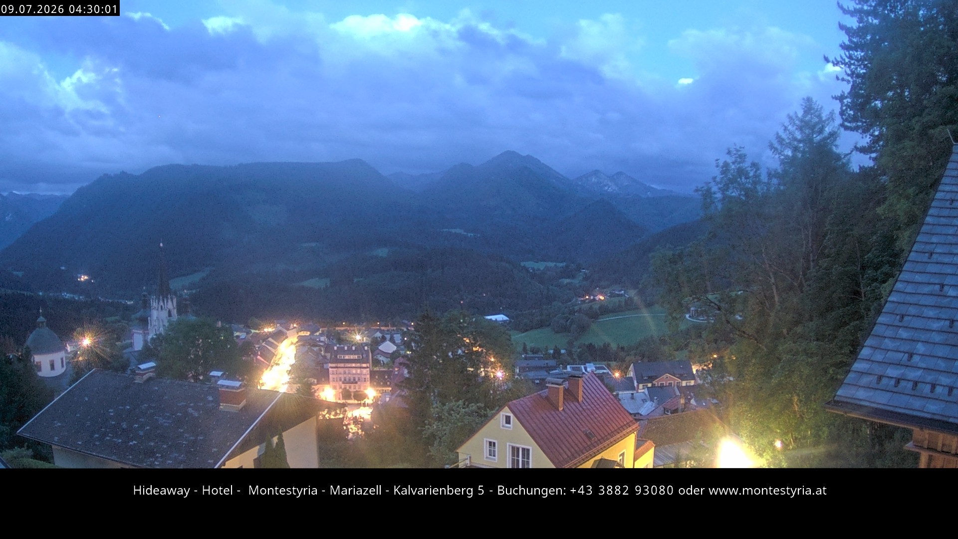 Archiv Foto Webcam Mariazell - Kalvarienberg