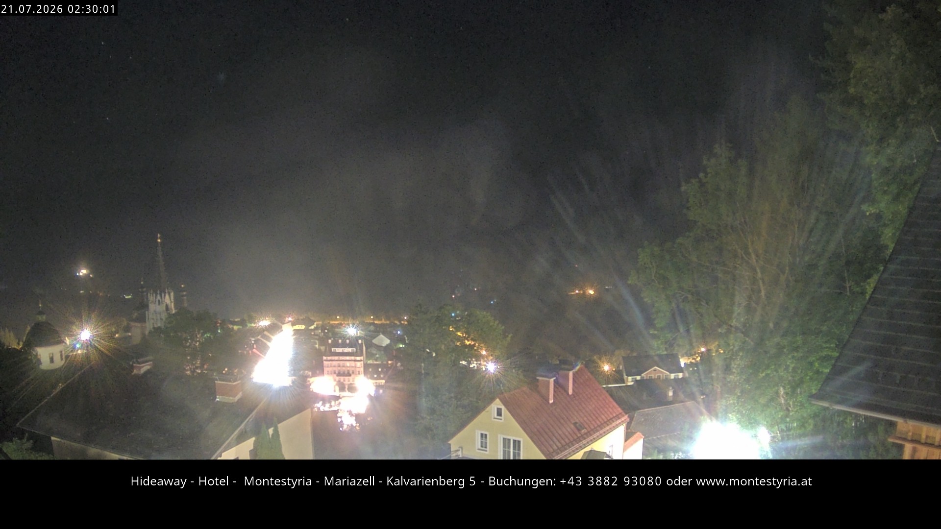 Archiv Foto Webcam Mariazell - Kalvarienberg