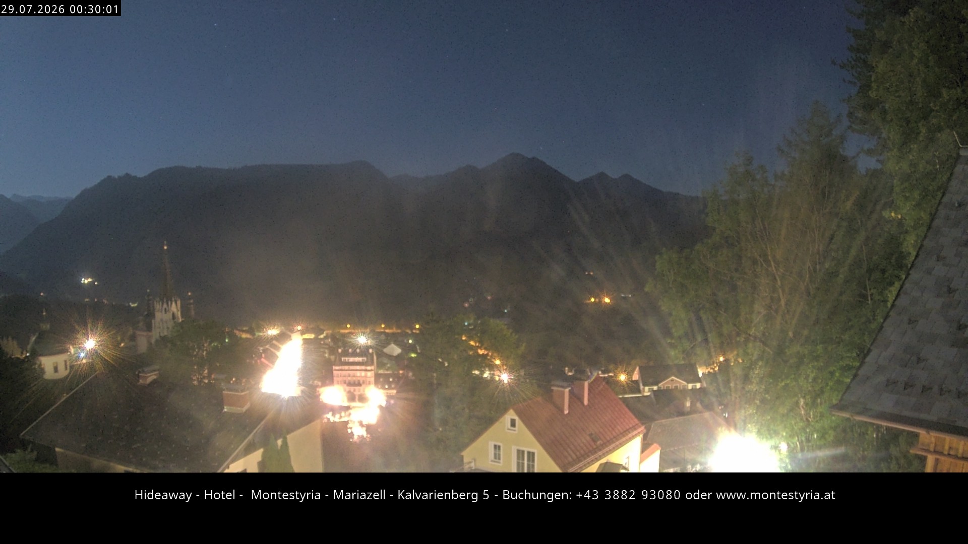 Archiv Foto Webcam Mariazell - Kalvarienberg