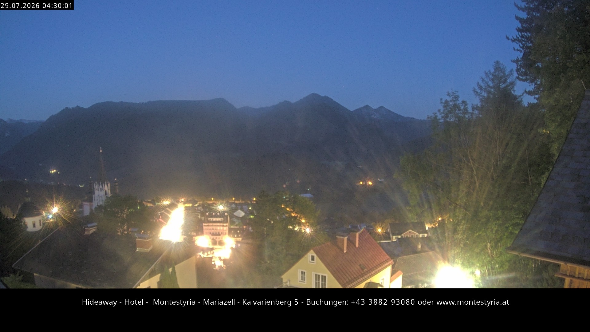 Archiv Foto Webcam Mariazell - Kalvarienberg