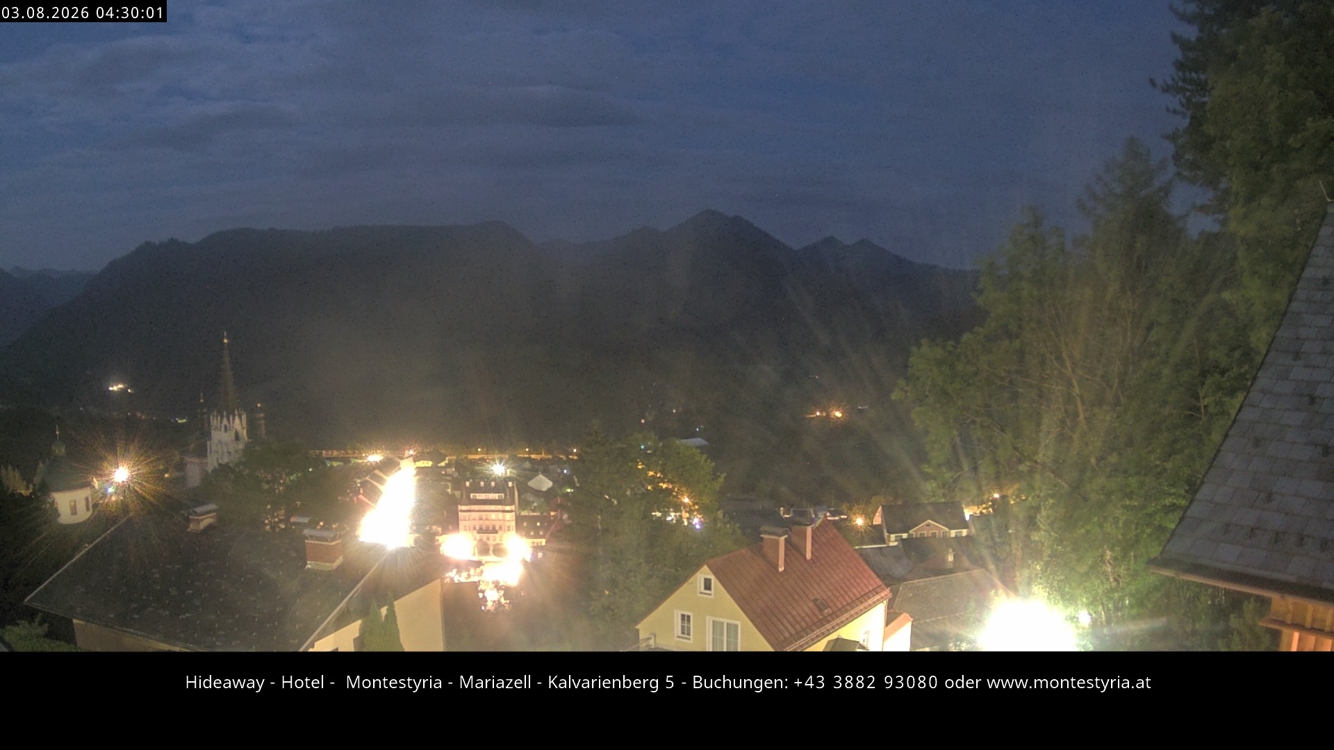 Archiv Foto Webcam Mariazell - Kalvarienberg