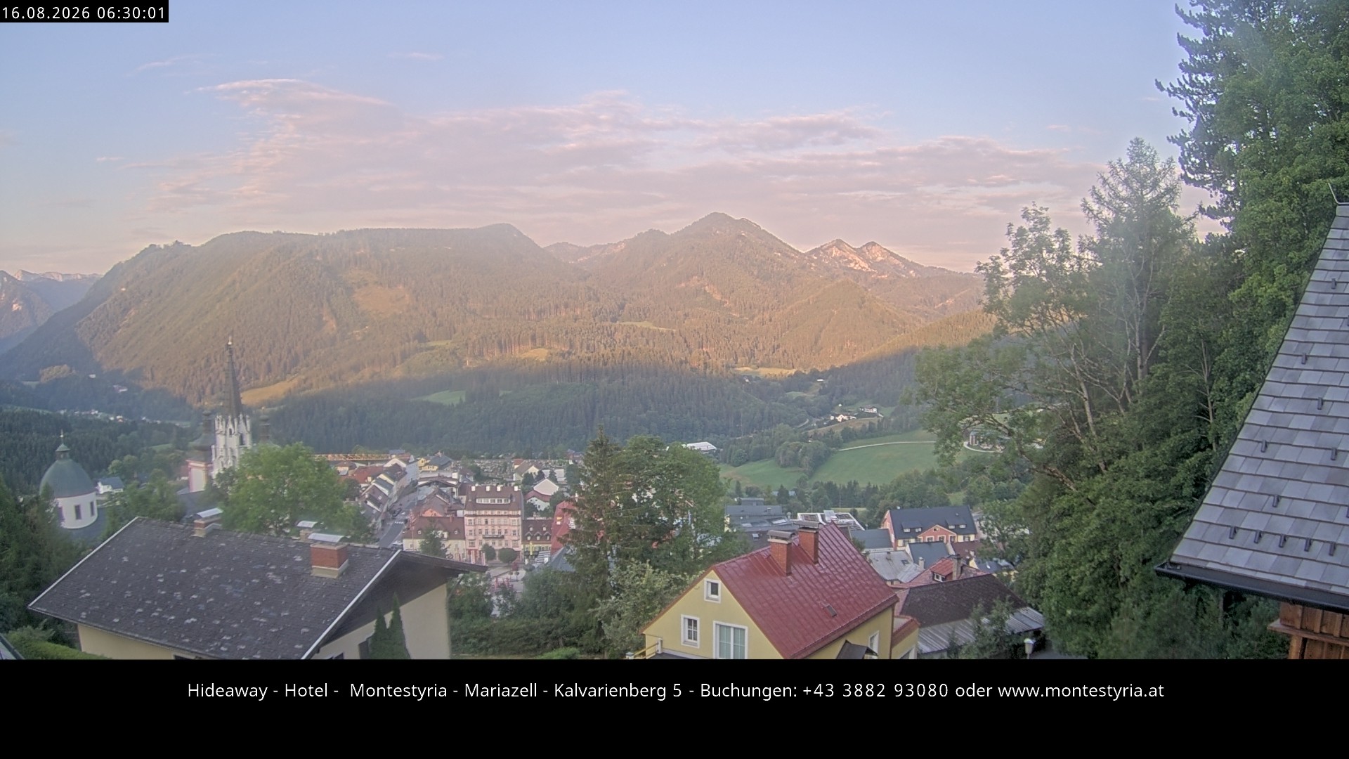 Archiv Foto Webcam Mariazell - Kalvarienberg