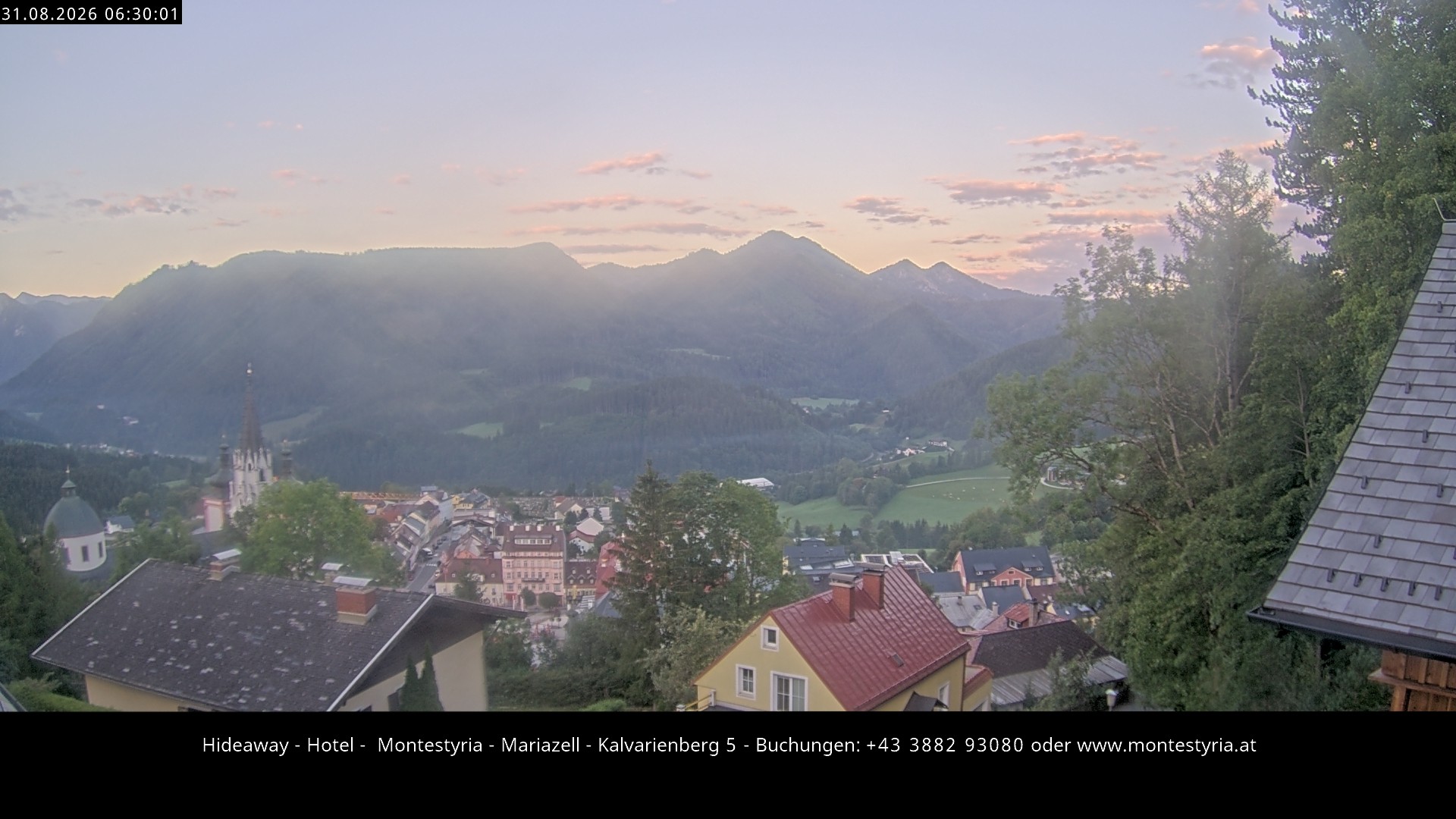 Archiv Foto Webcam Mariazell - Kalvarienberg
