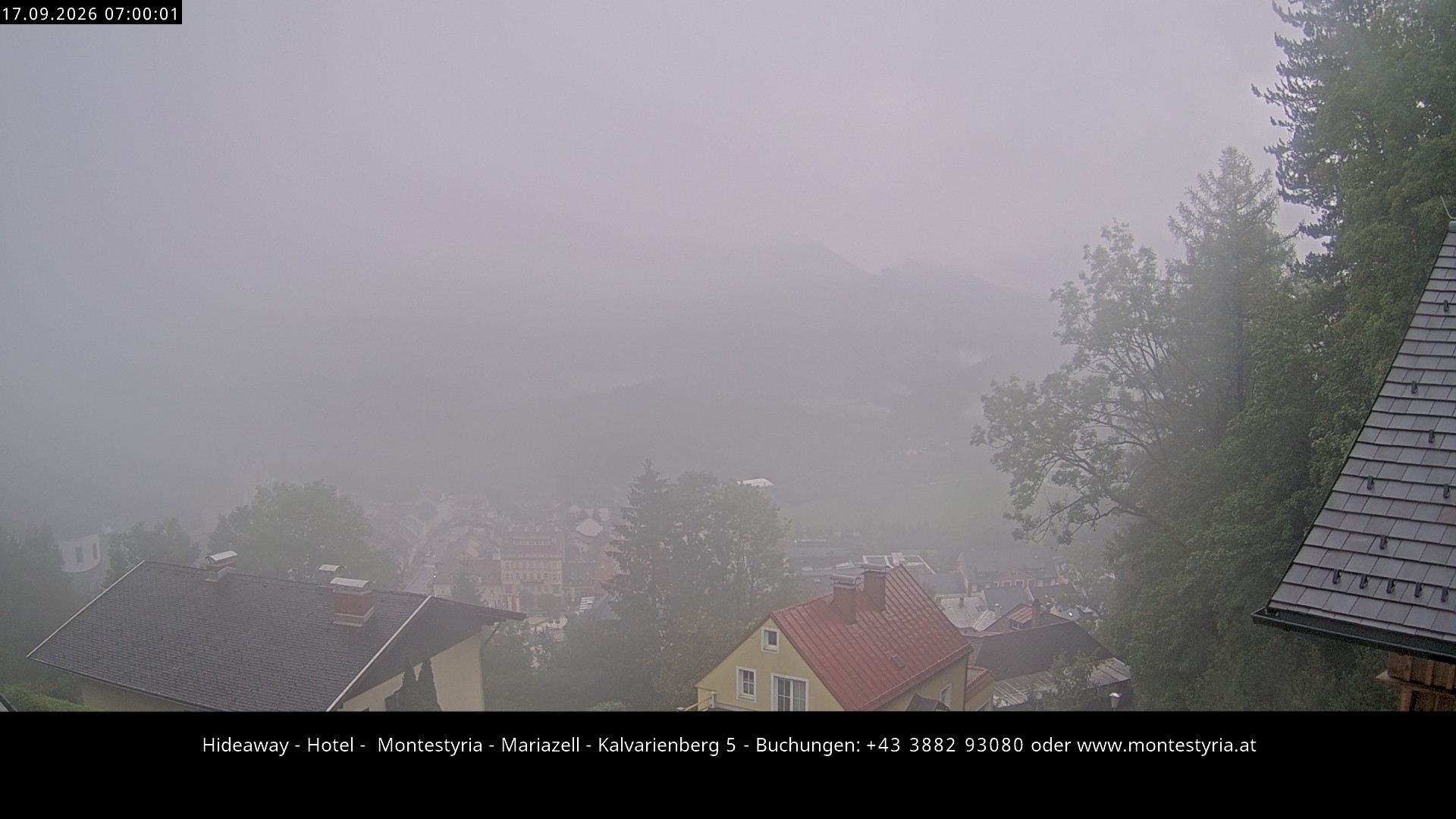 Archiv Foto Webcam Mariazell - Kalvarienberg