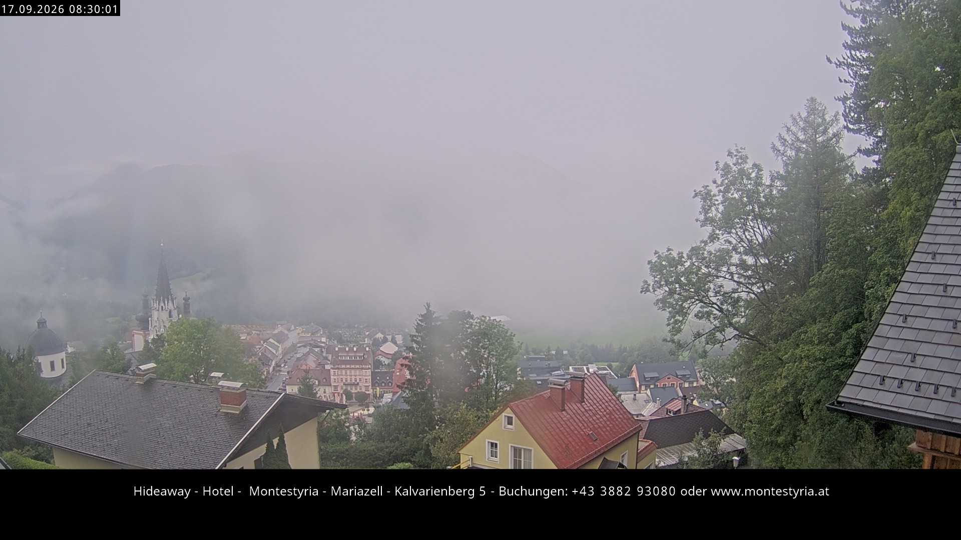 Archiv Foto Webcam Mariazell - Kalvarienberg