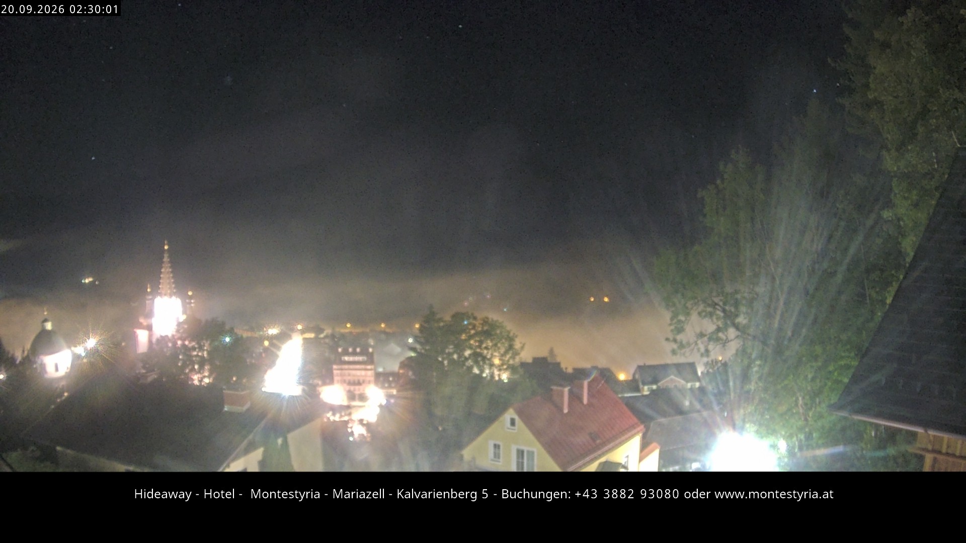 Archiv Foto Webcam Mariazell - Kalvarienberg