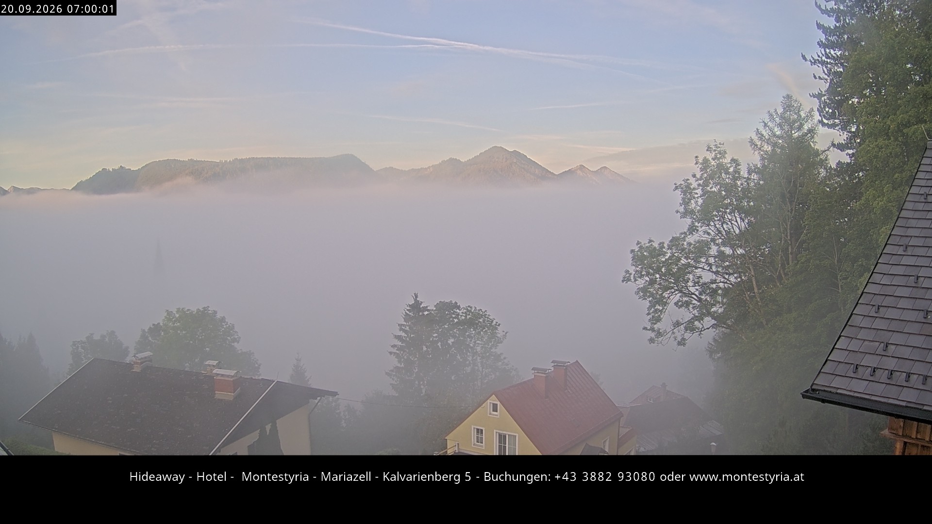 Archiv Foto Webcam Mariazell - Kalvarienberg