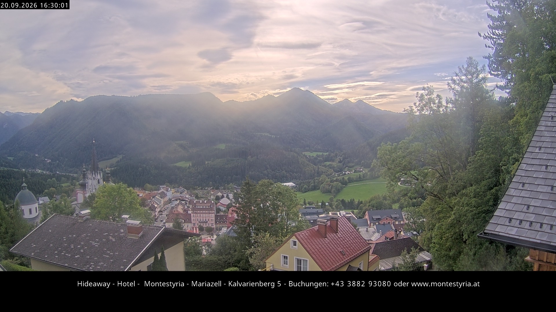 Archiv Foto Webcam Mariazell - Kalvarienberg