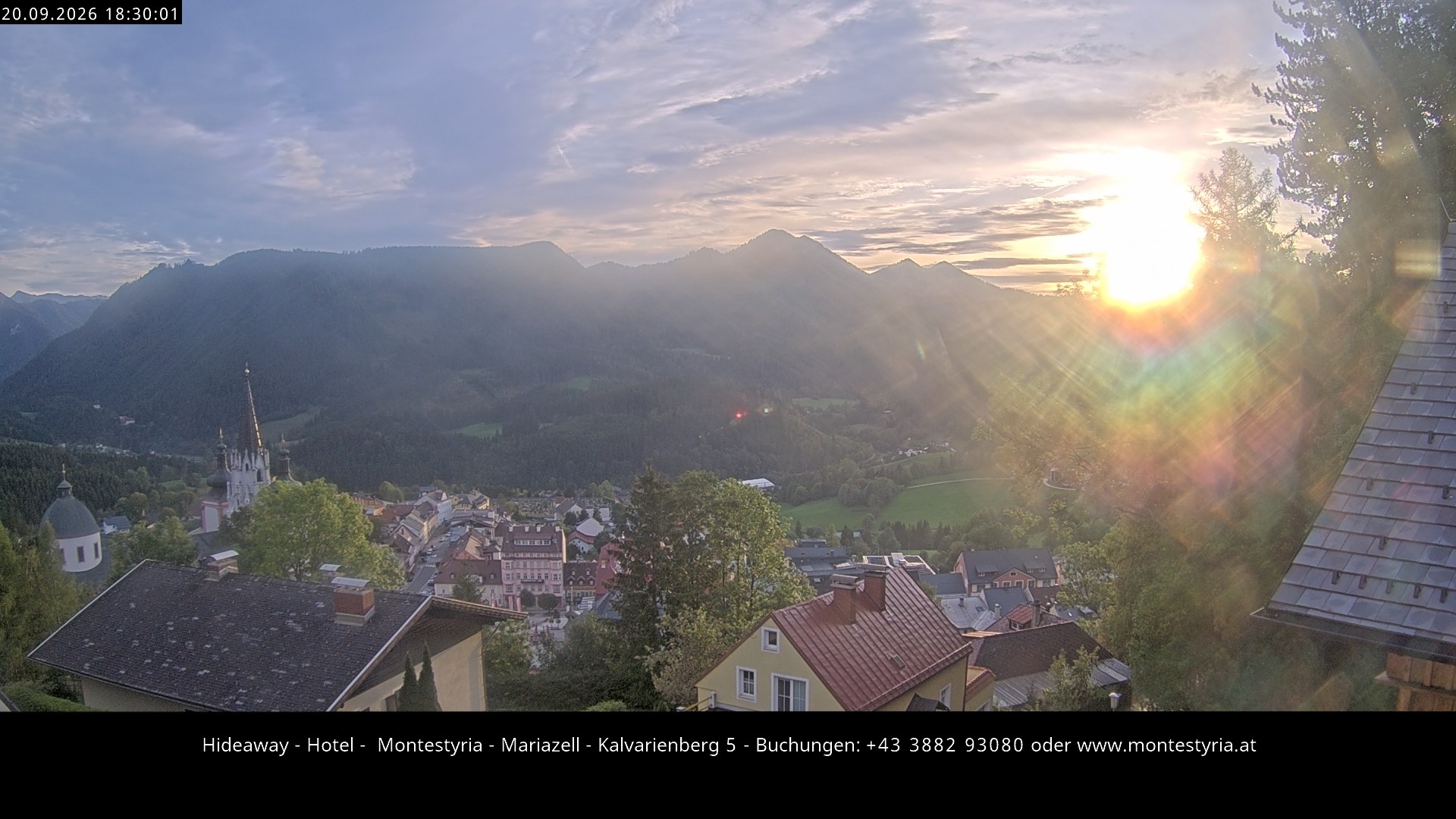 Archiv Foto Webcam Mariazell - Kalvarienberg